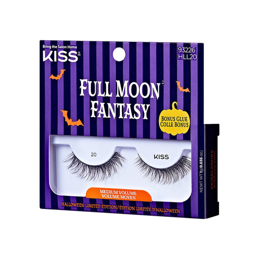Kiss Halloween 'Full Moon Fantasy' False Eyelashes, Medium Volume - Wicked Queen | 1 Pair, Strip Lashes, 10mm