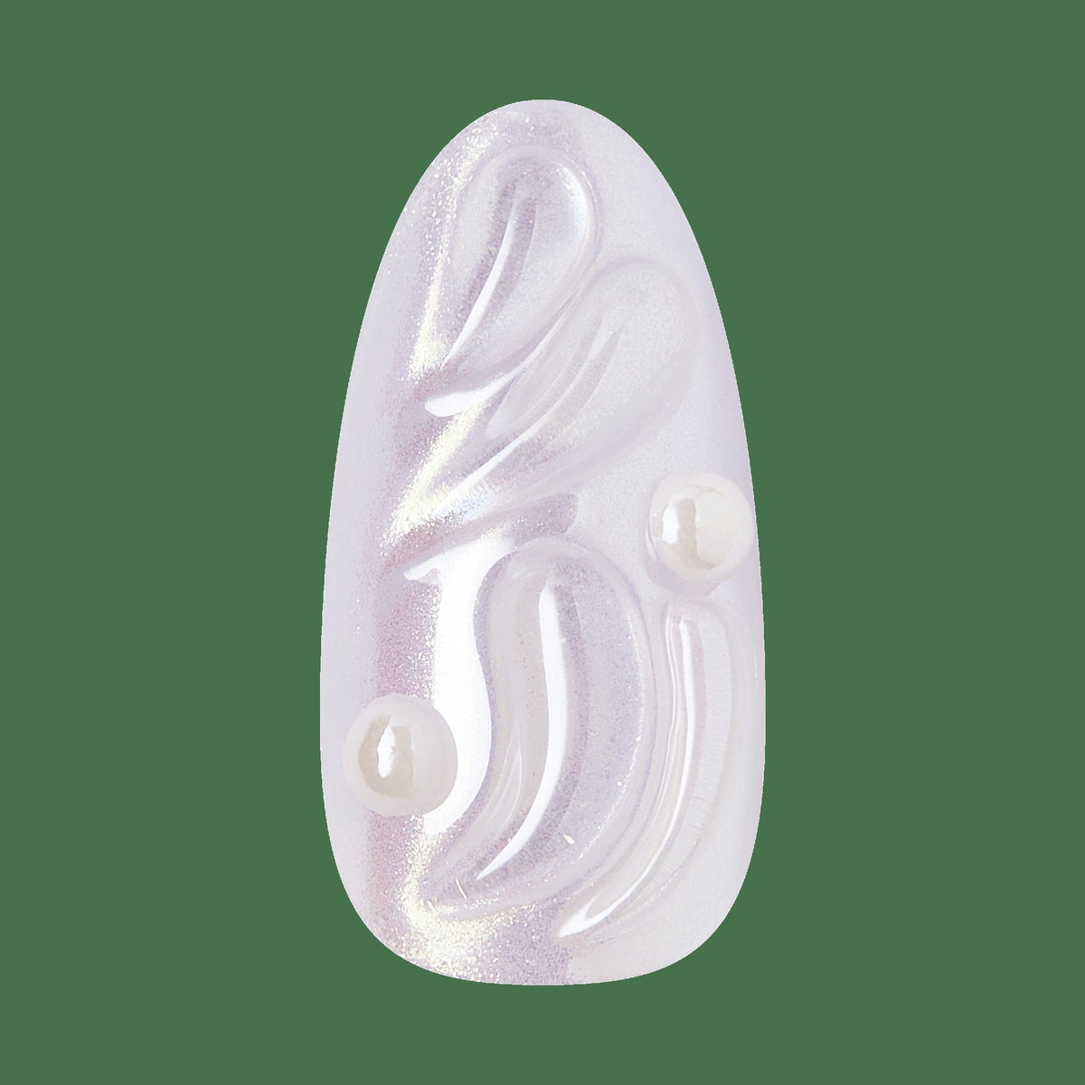 Kiss Icon Press On Fake Glue Nails - Remarkable | 3D & Jewel Design, Metallic Purple, Medium, Almond