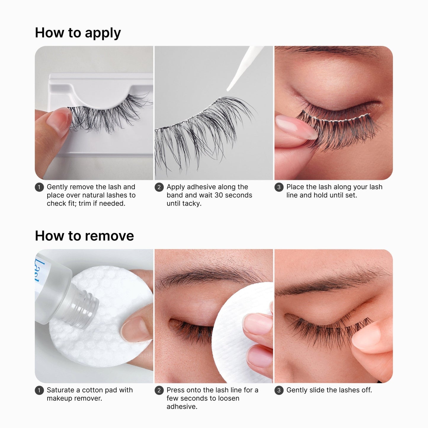Kiss The New Natural Trio Lash False Eyelash Clusters, 60 Count - Nude Blazer | 60 Clusters, Cluster Lashes, 8mm-14mm