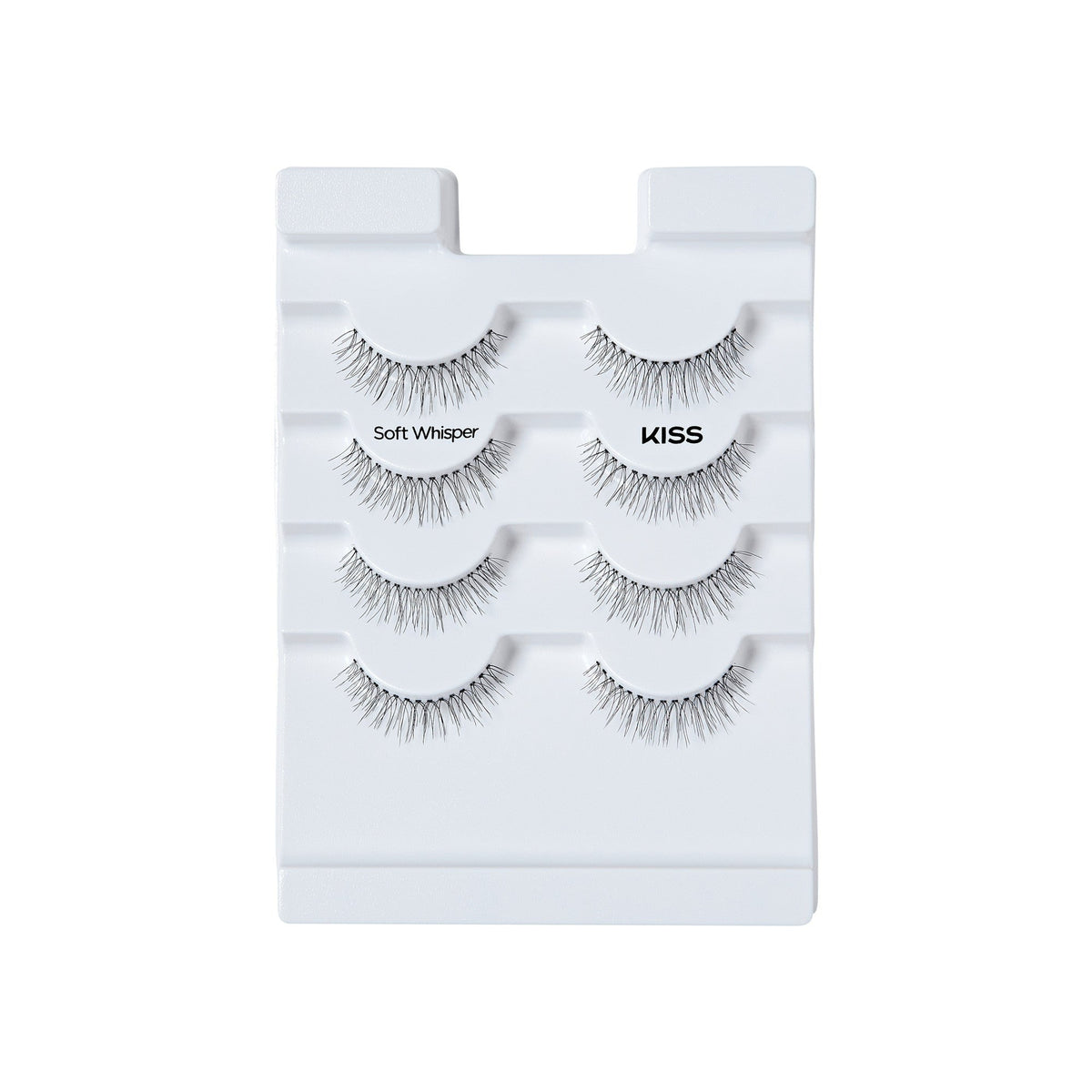 Kiss My Lash But Better False Eyelashes 4-Pair Multipack - Soft Whisper | 4 Pairs, Strip Lashes, 7mm-10mm