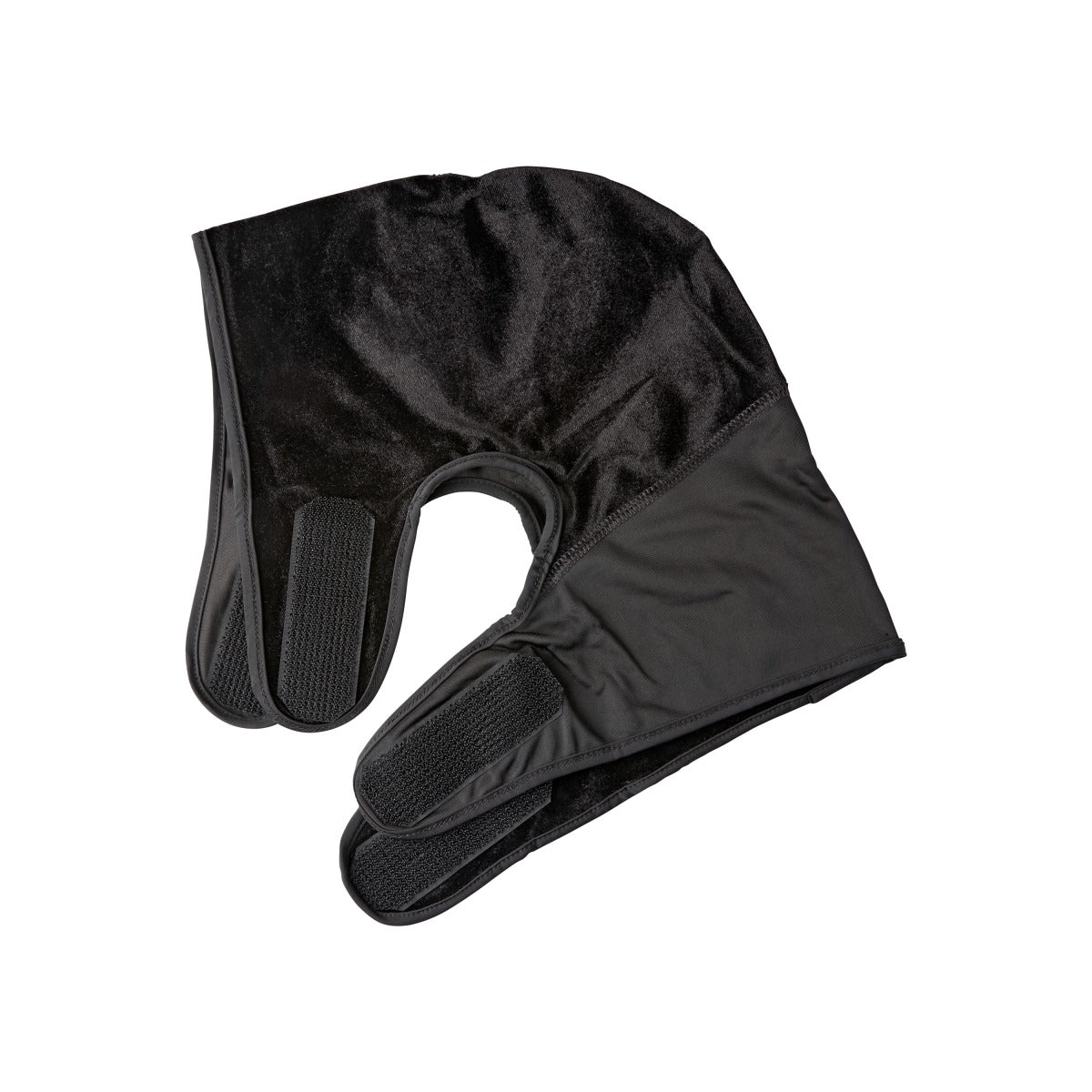 Kiss Colors & Care Compress-Rag Power Wave Luxe Velvet Durag - Black | Wave Cap, One Size, Hair Accessories
