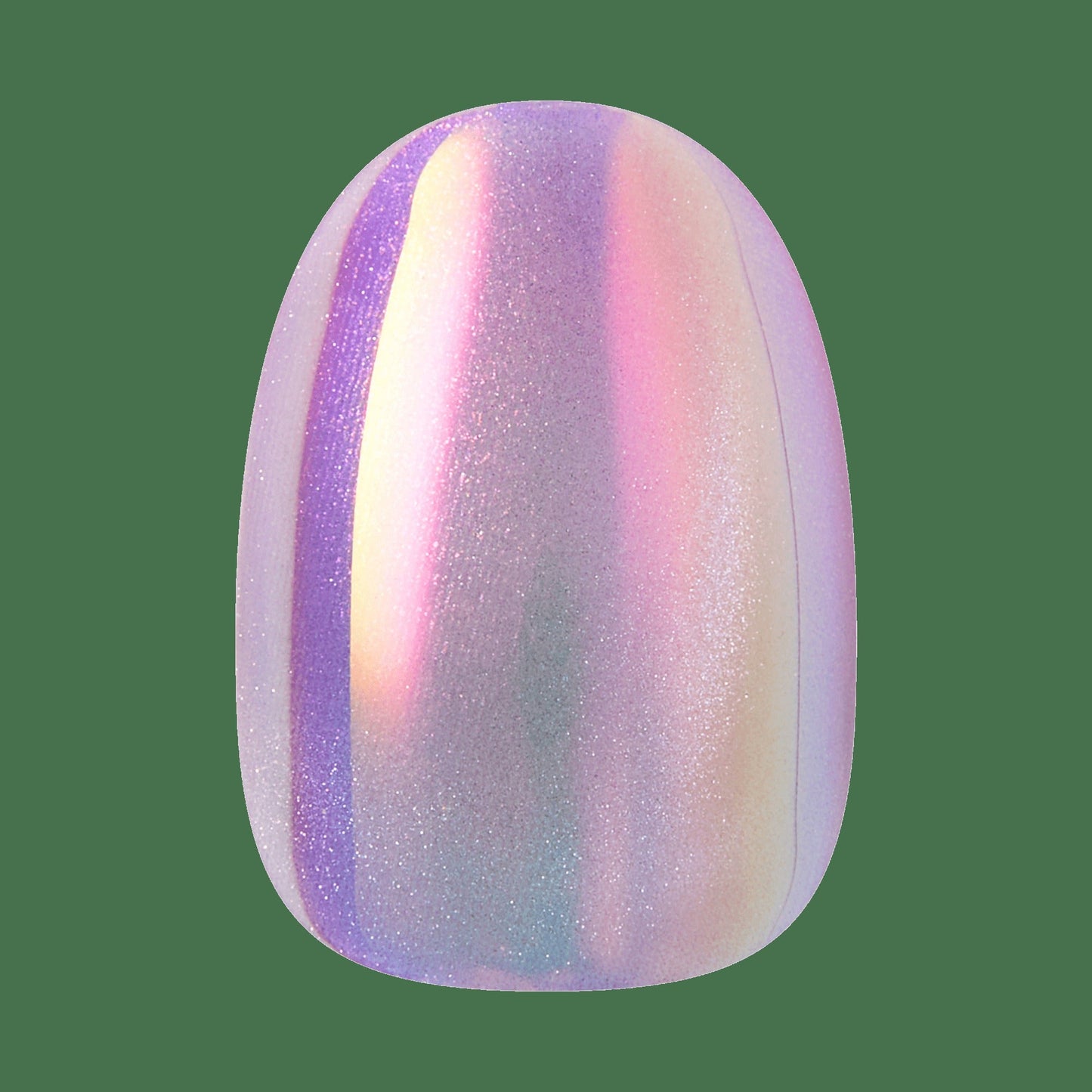 Kiss Glam Embellished Press On Fake Glue Nails - One n Only | Design, Pink & Purple, Short, Round