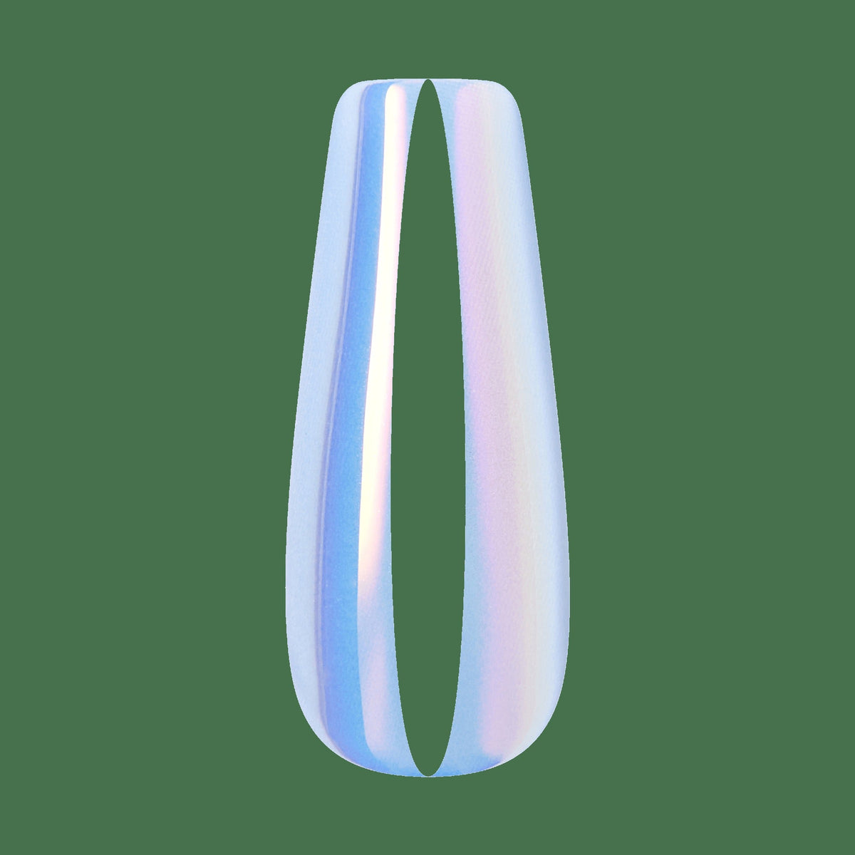 Kiss Glam Embellished Press On Fake Glue Nails - Light Me Softly | Design, Blue, Long, Coffin