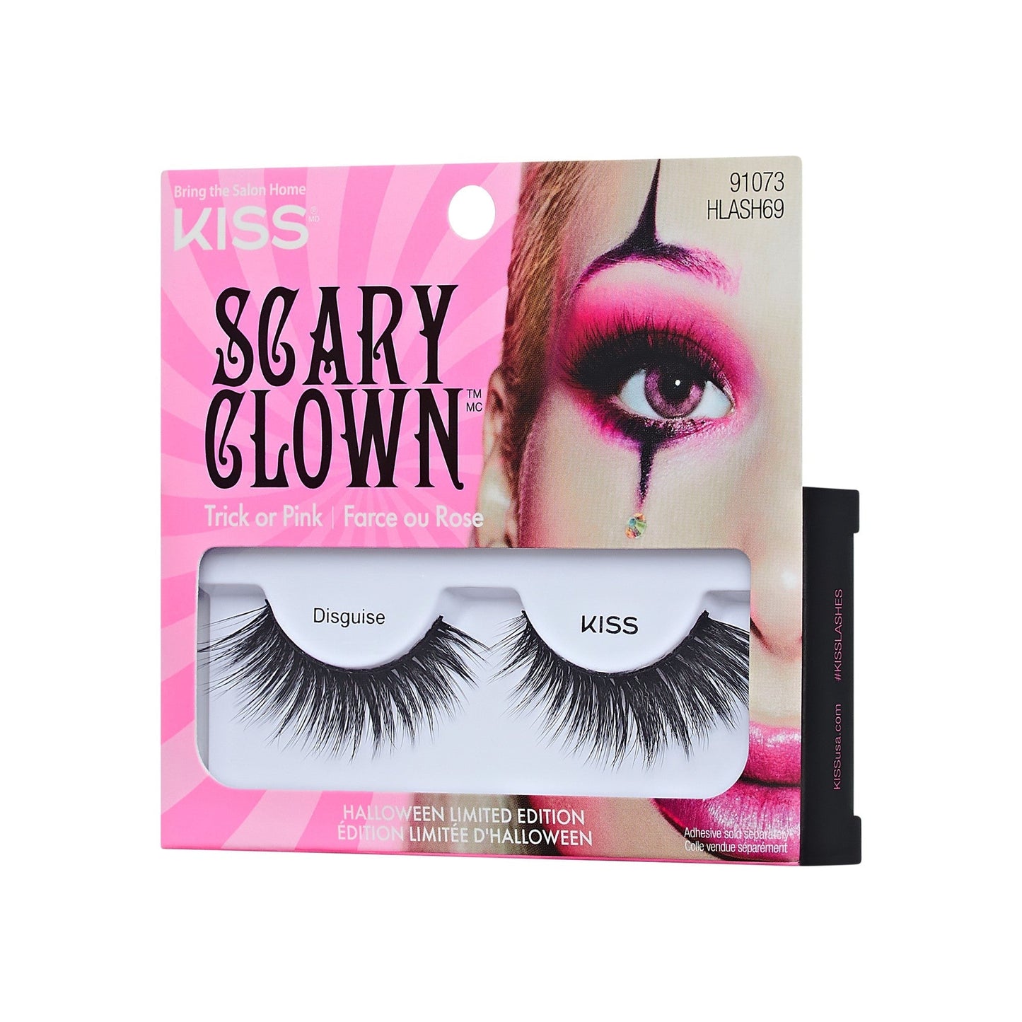 Kiss Halloween False Eyelashes - Disguise | 1 Pair, Strip Lashes, 14mm