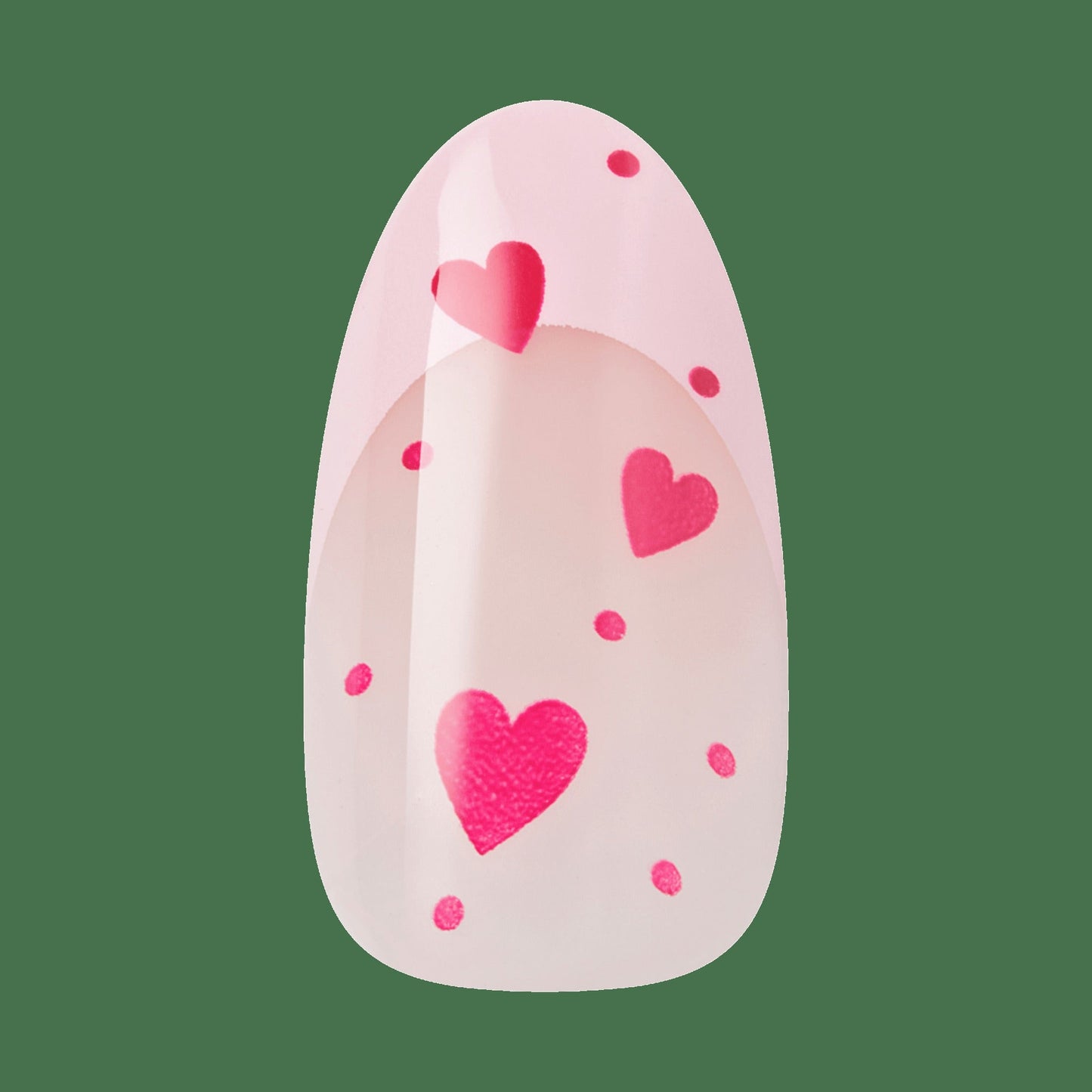 Impress Design No Glue Fake Press On Nails - Still The One | 3D & Jewel French Design, Pink, Medium, Almond, Manicure