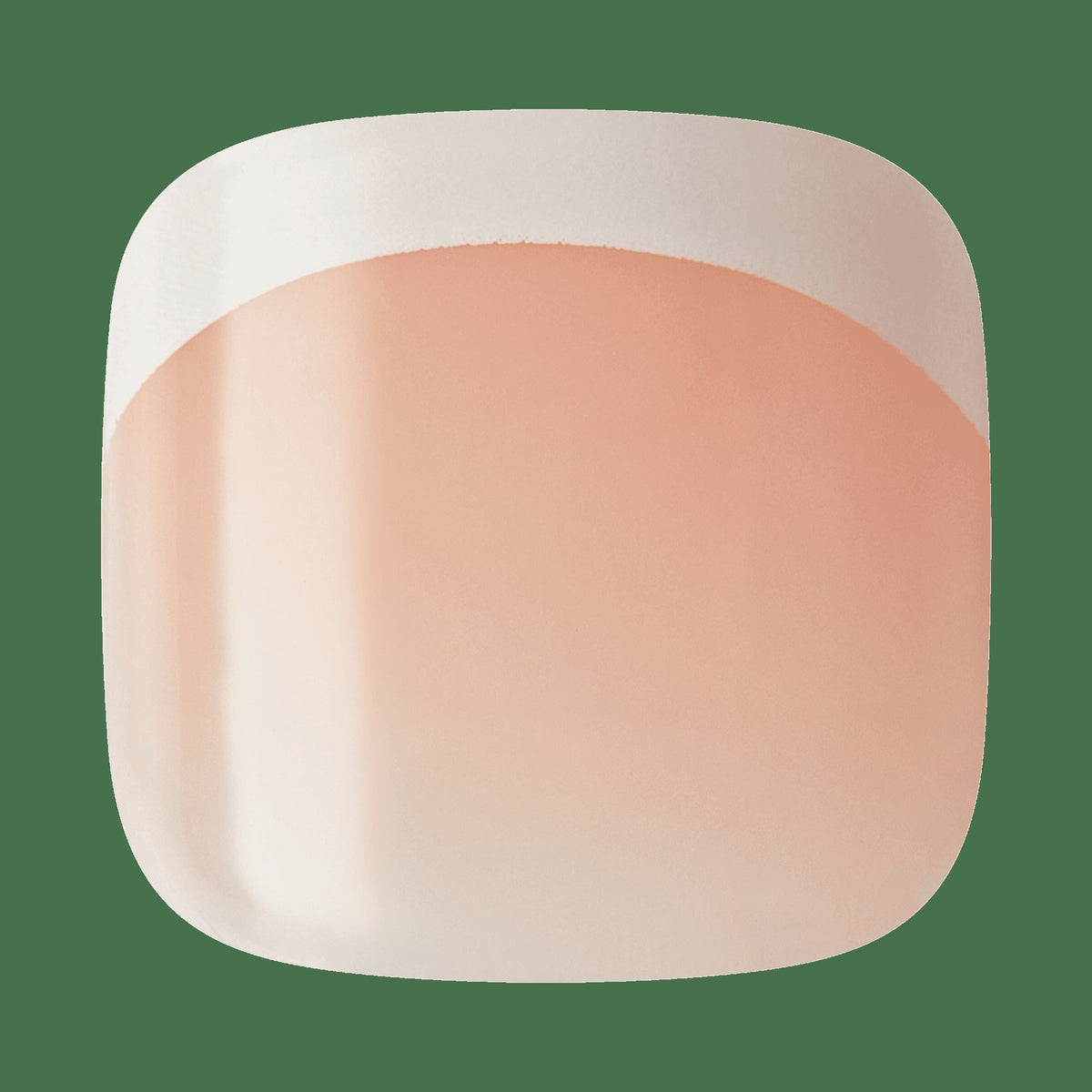 Impress Design No Glue Fake Press On Toenails - Blanc Chic | French Tips, Beige, Short, Squoval, Pedicure