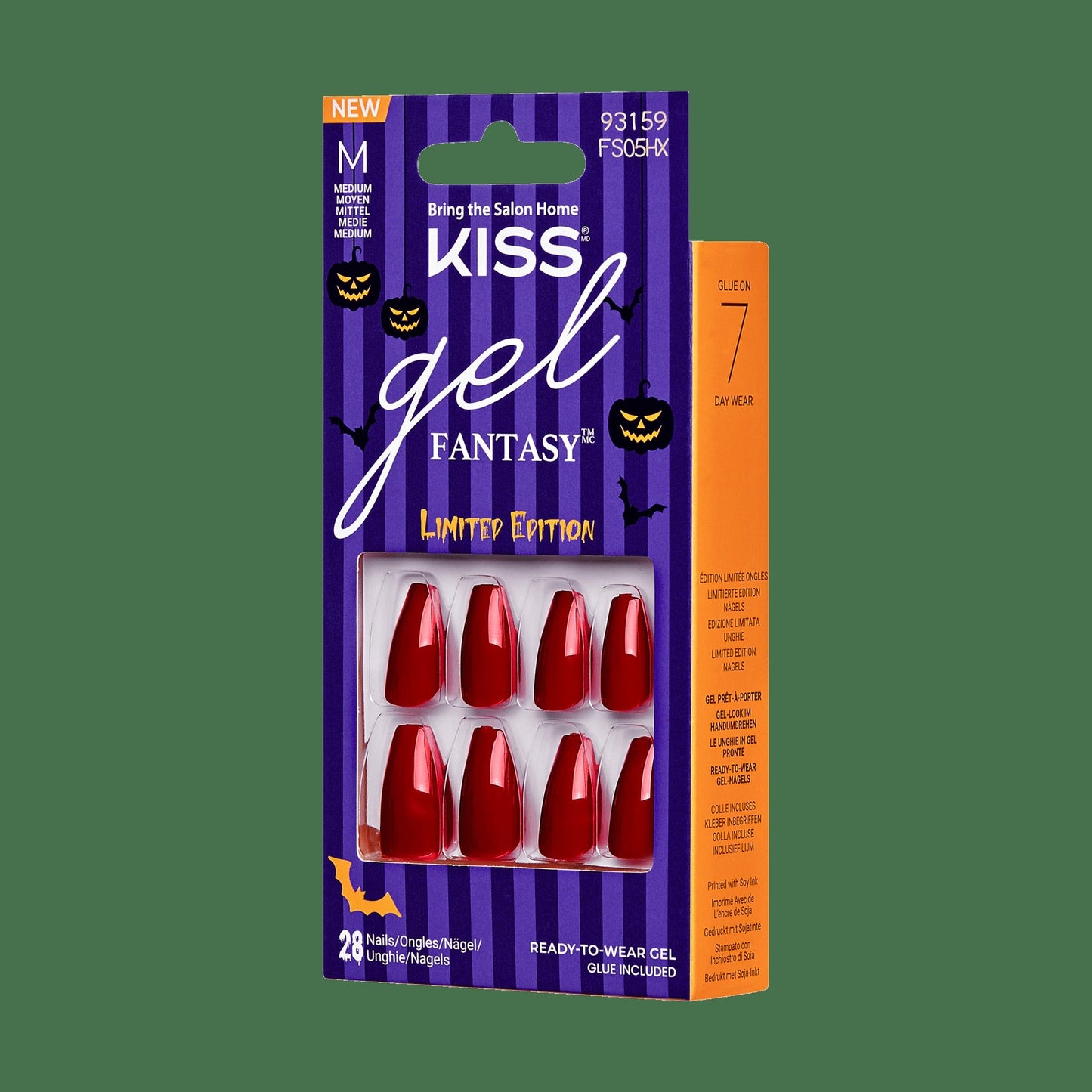Kiss Gel Fantasy Halloween Nails - Ghost Carnivals