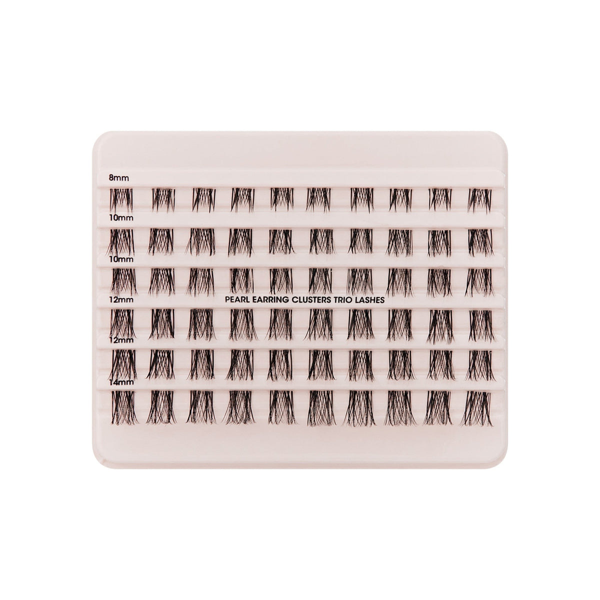 Kiss The New Natural Trio Lash False Eyelash Clusters, 60 Count - Pearl Earring | 60 Clusters, Cluster Lashes, 8mm-14mm