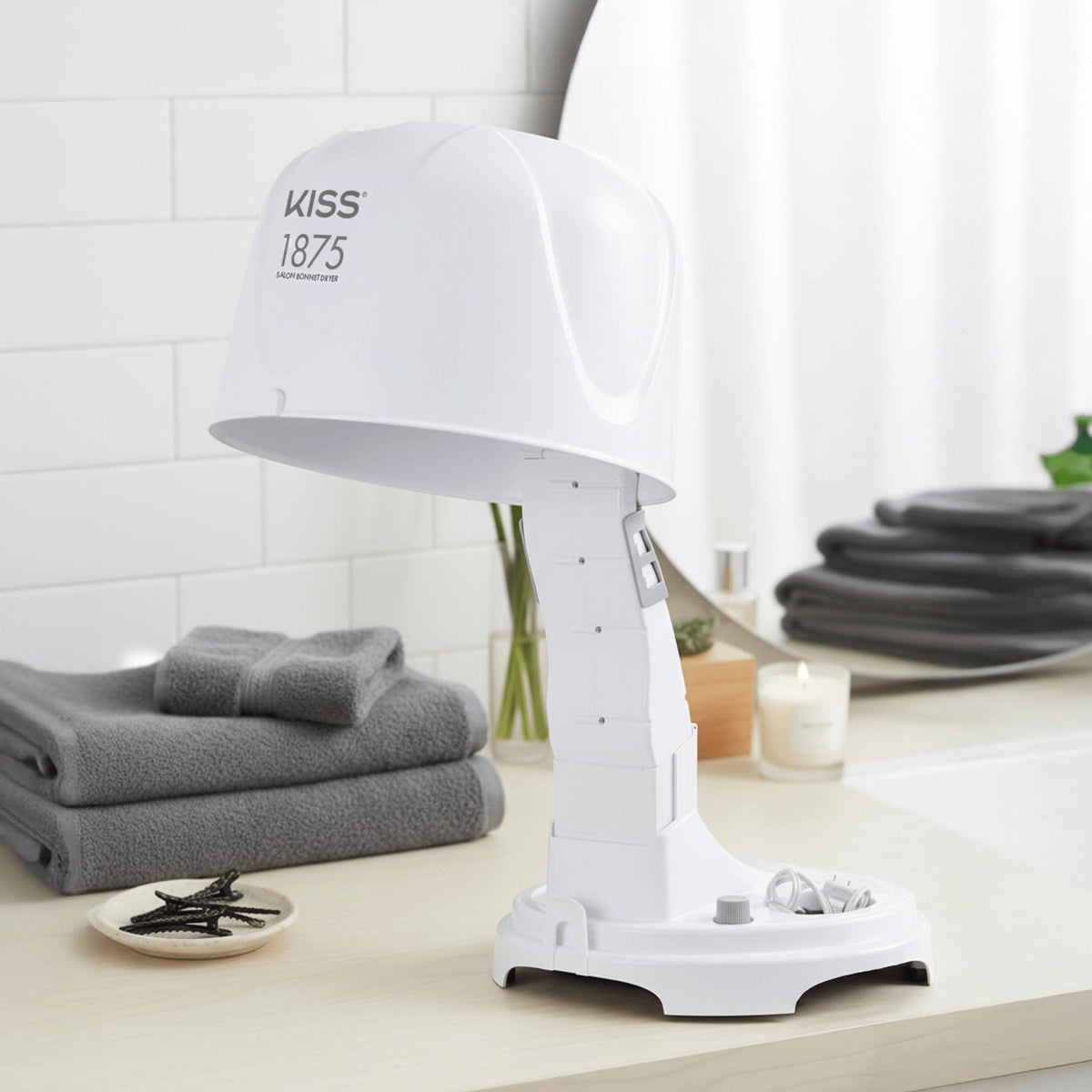 Kiss 1875W Salon Bonnet Hair Dryer | Blow Dryer, Ceramic Ionic Dryer, Hair Tools