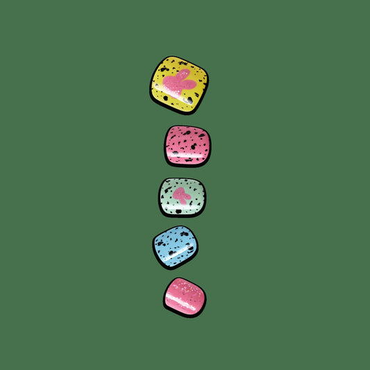 Impress Kids No Glue Fake Press On Nails - Fluffy Tails | Design, Multicolor, Kids, Squoval, Manicure