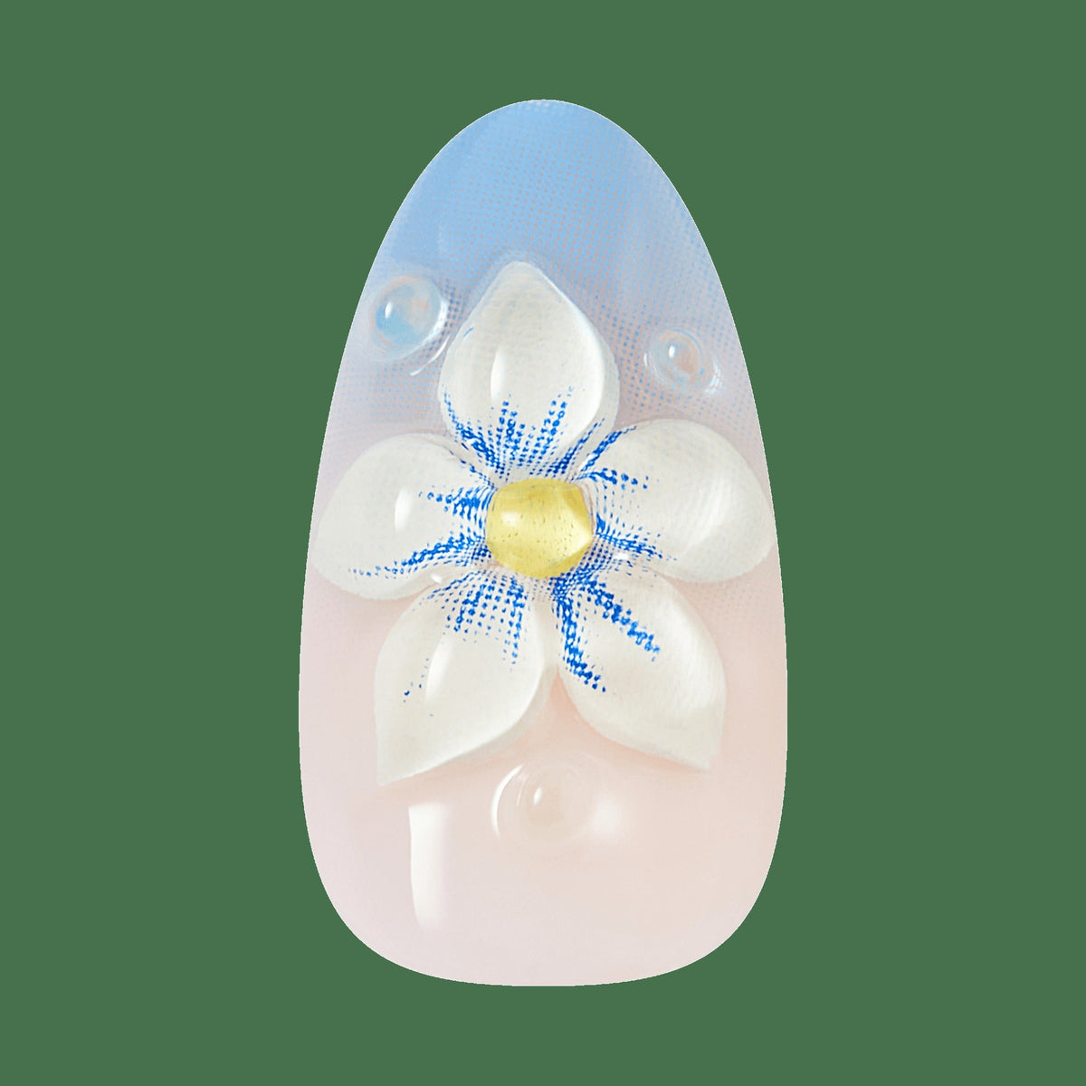Impress Design No Glue Fake Press On Nails - Amerie | French Design, Multicolor, Medium, Almond, Manicure