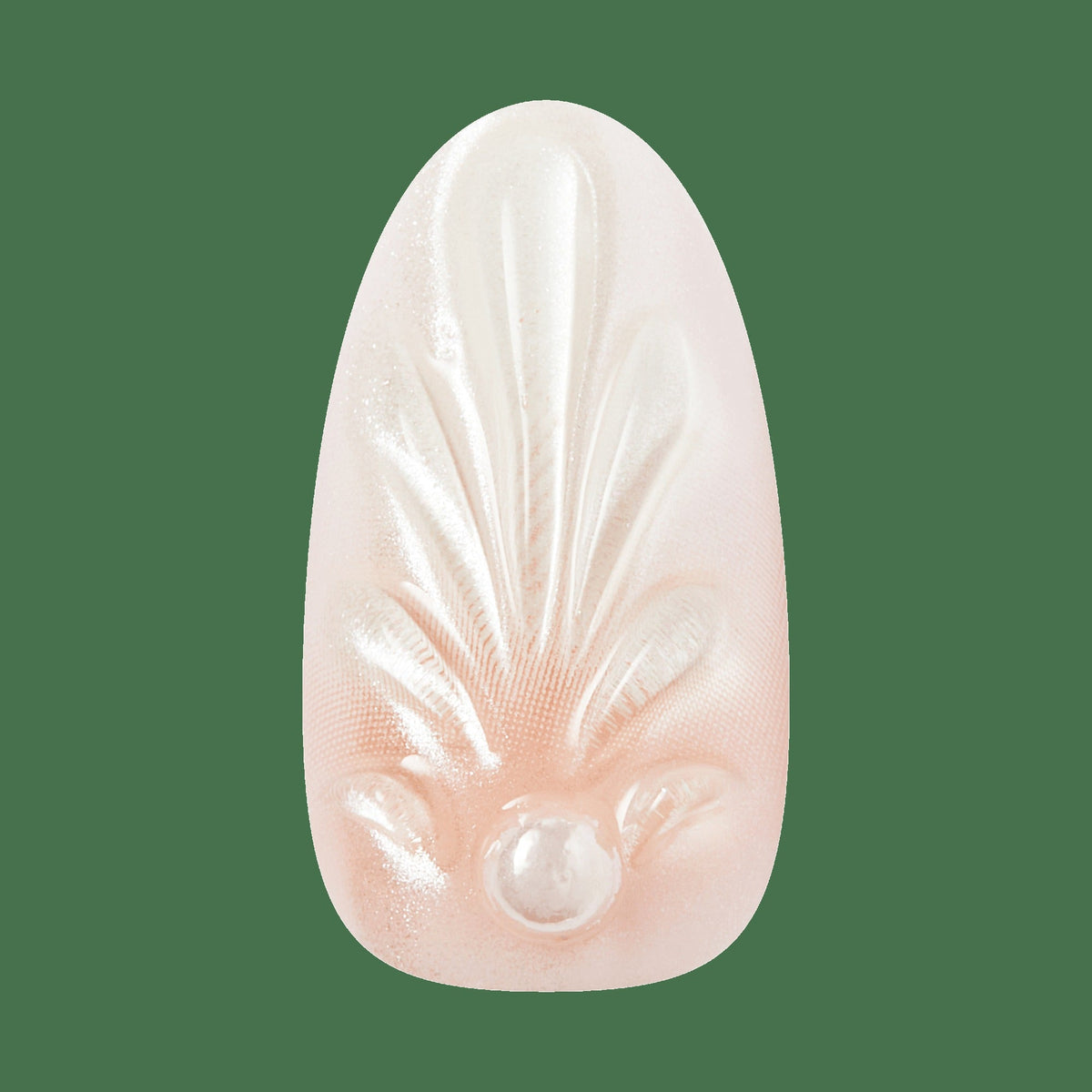 Kiss Nail Drip Press On Fake Glue Nails - Happy Grove | 3D & Jewel Design, Pink, Medium, Almond