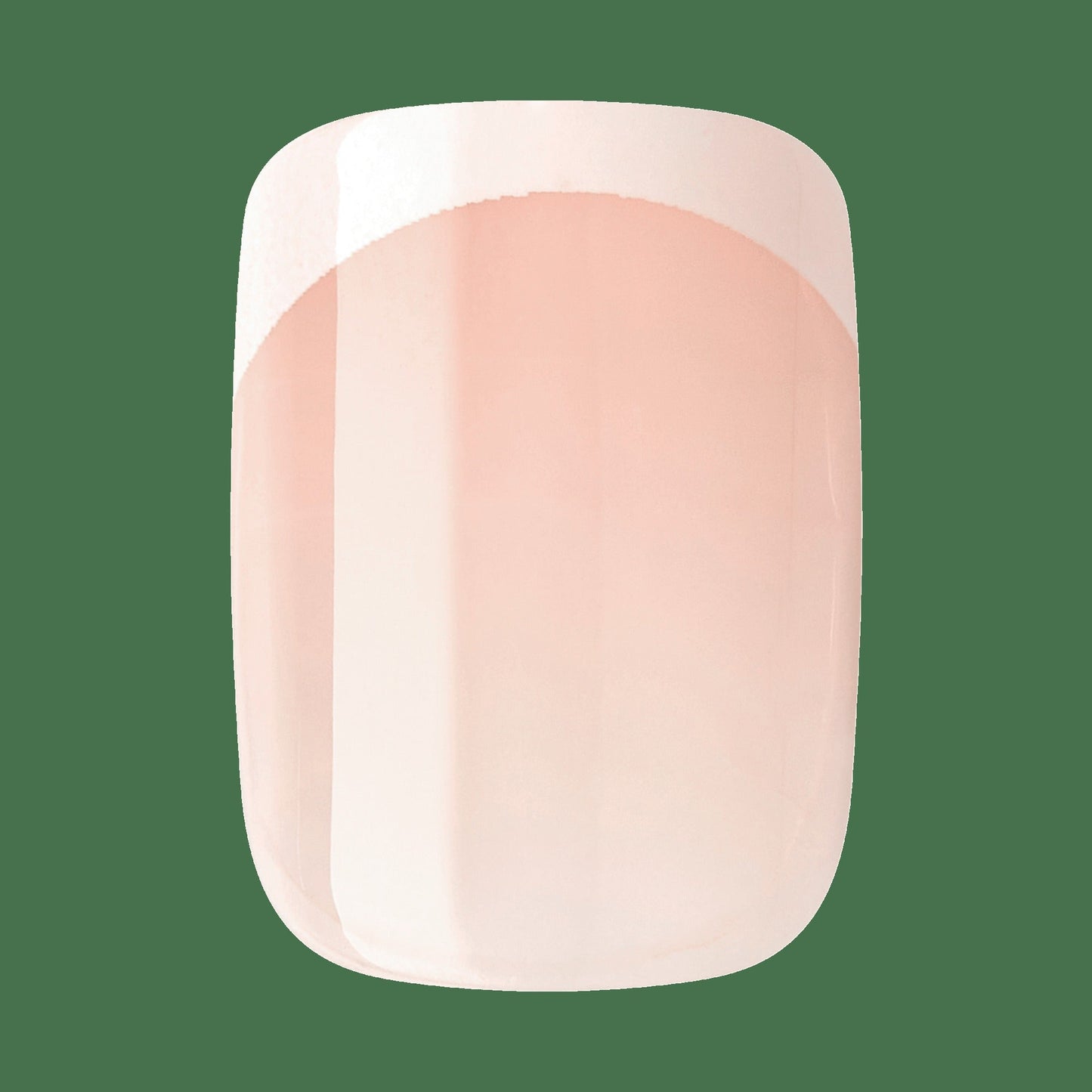 Impress Design No Glue Fake Press On Nails - Chic French | French Tips, White & Neutral, Short, Squoval, Manicure