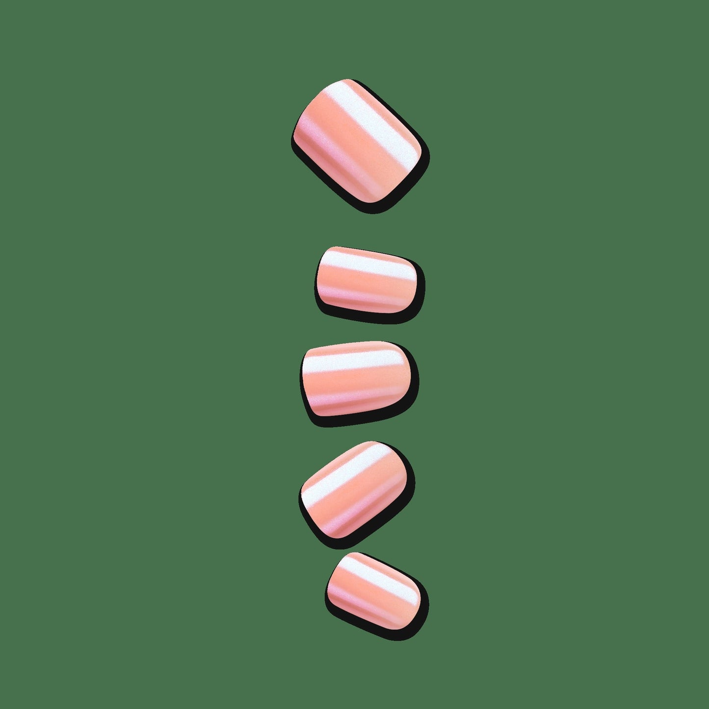 colorFX by Impress No Glue Fake Press On Nails - Satellite | Solid, Pink, Short, Squoval, Manicure