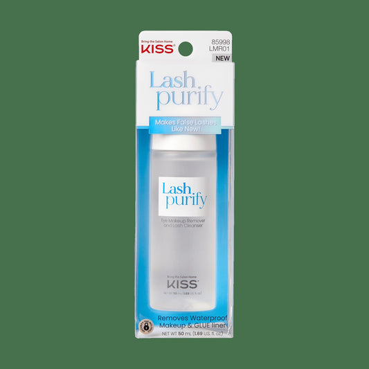 Kiss Lash Purify Eye Makeup Remover and Lash Cleanser | Gentle Cleanser, No Damage