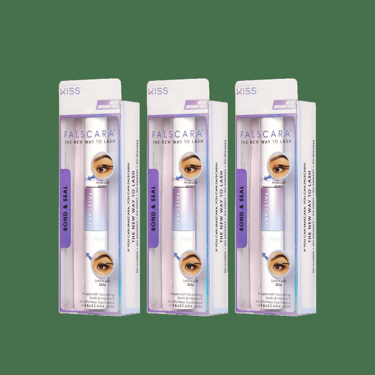 Falscara Bond & Seal - Black Bond 3-Pack