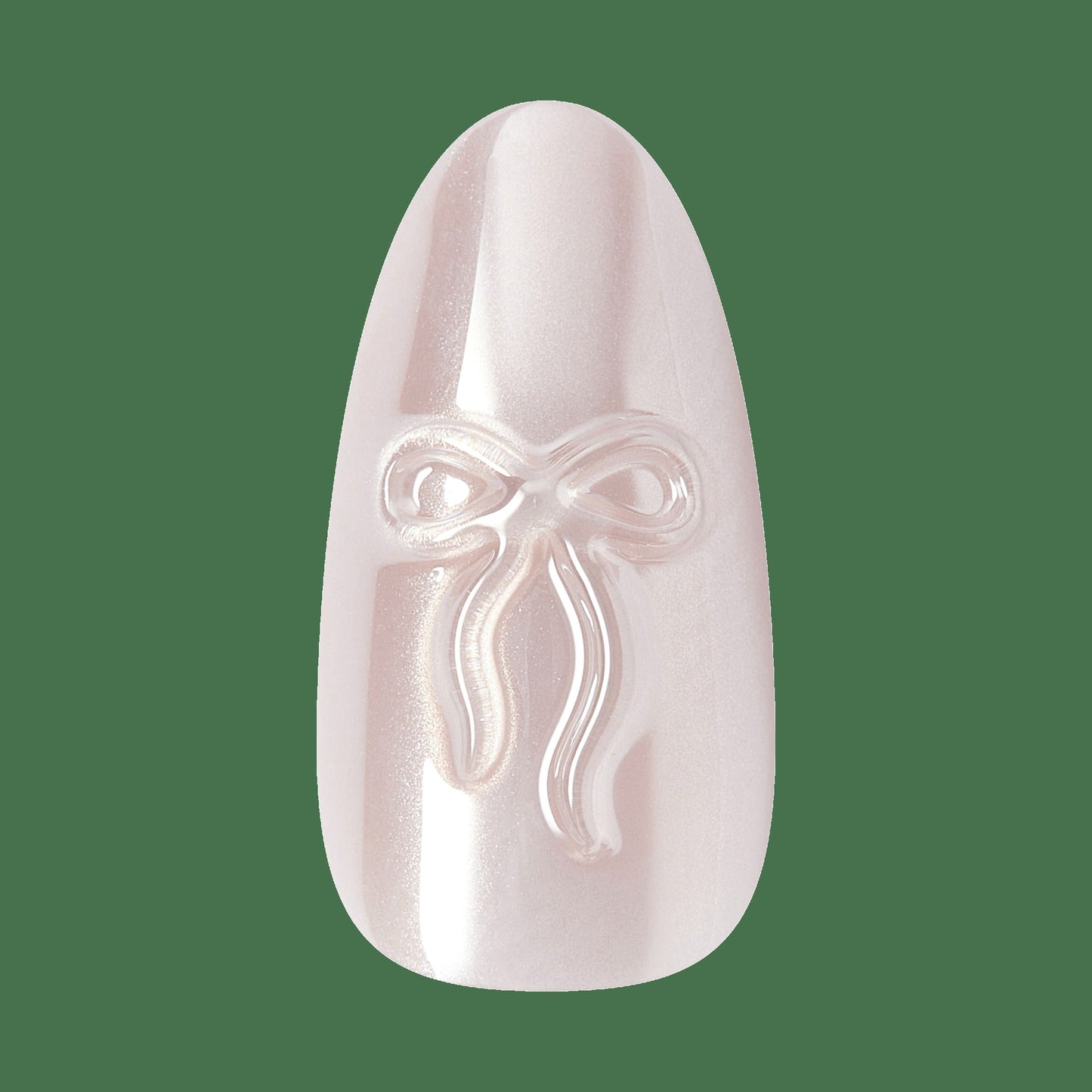 Kiss Glam 3D & Jewel Press On Fake Glue Nails - Ripple | 3D & Jewel Design, Pink, Medium, Almond