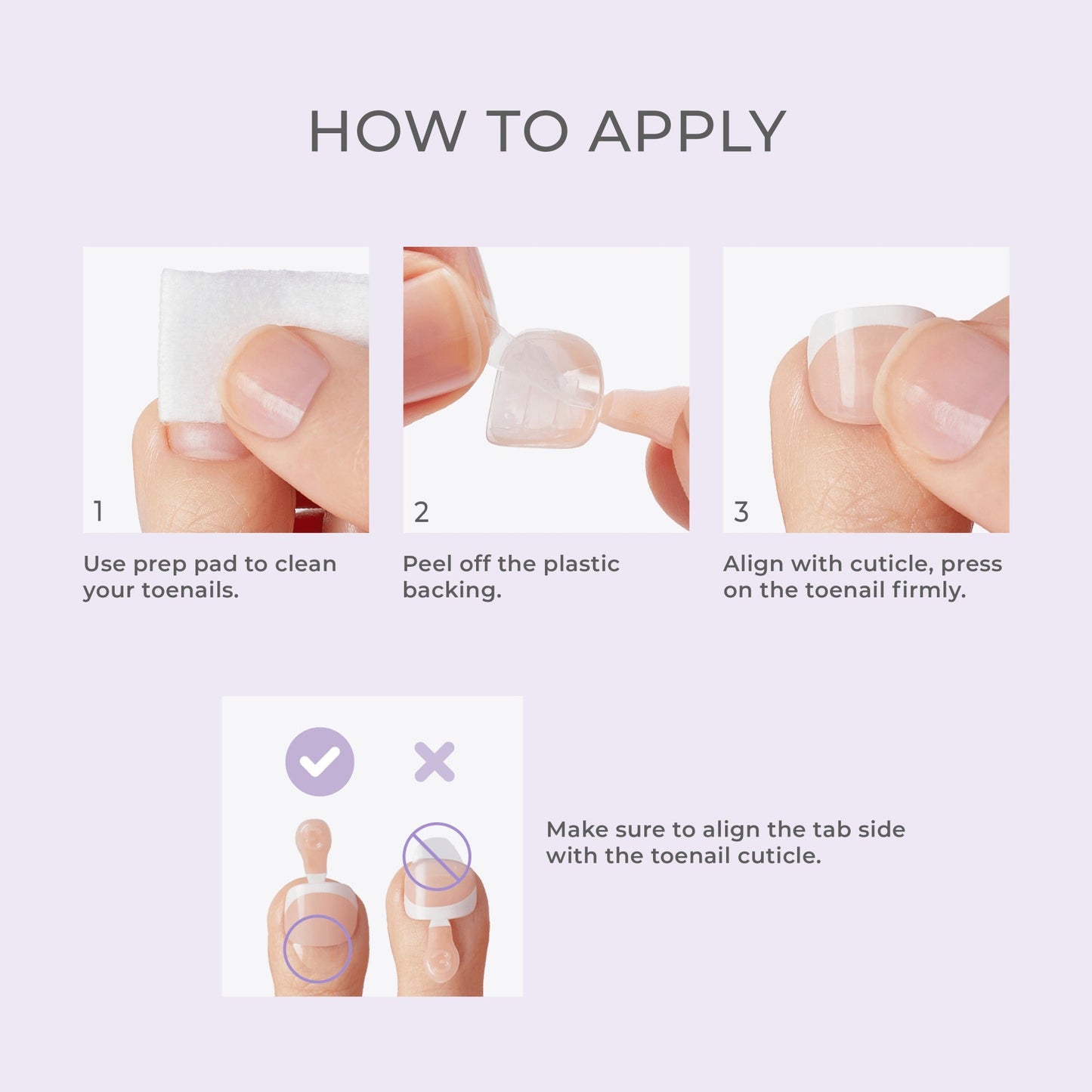 Impress Color No Glue Fake Press On Toenails - Bloomi | Solid, Pink, Short, Squoval, Pedicure
