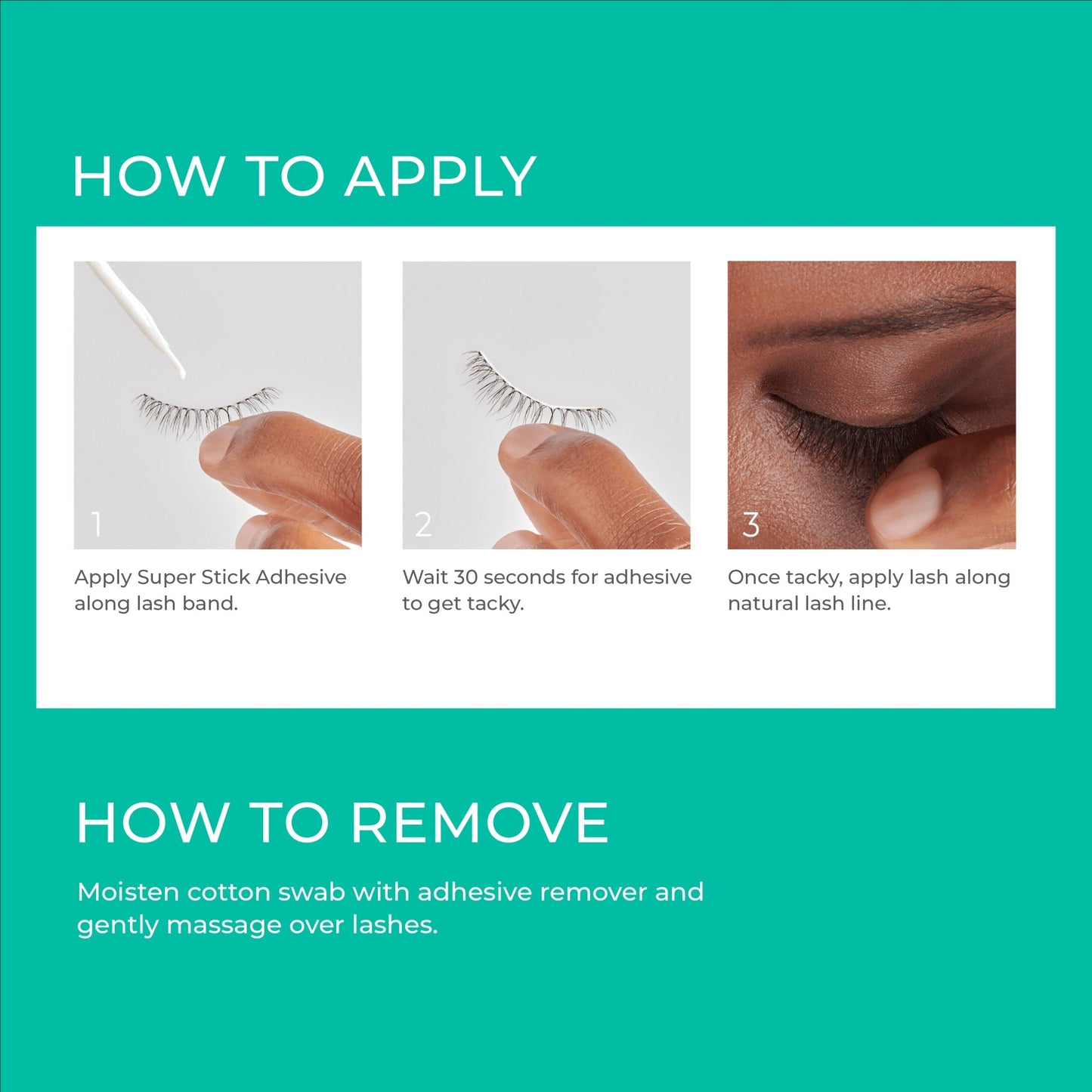 Kiss SuperStick Strip Lash Adhesive - Black | False Eyelash Glue, Strip Lash Adhesive, Up to 5 Day Hold