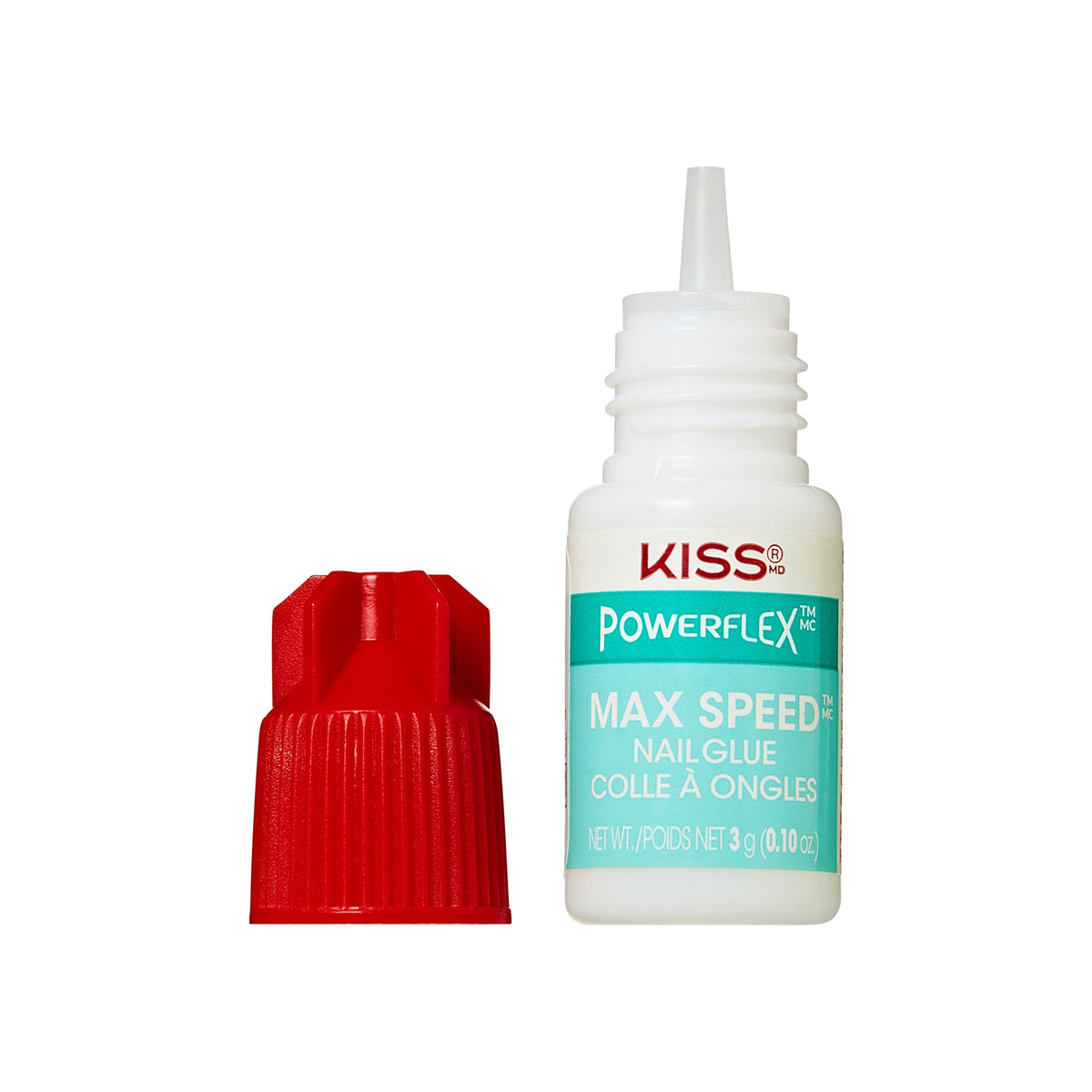 Kiss Press On Glue Nail Tool Bundle - PowerFlex Maximum Speed Nail Glue + Glue OFF Remover