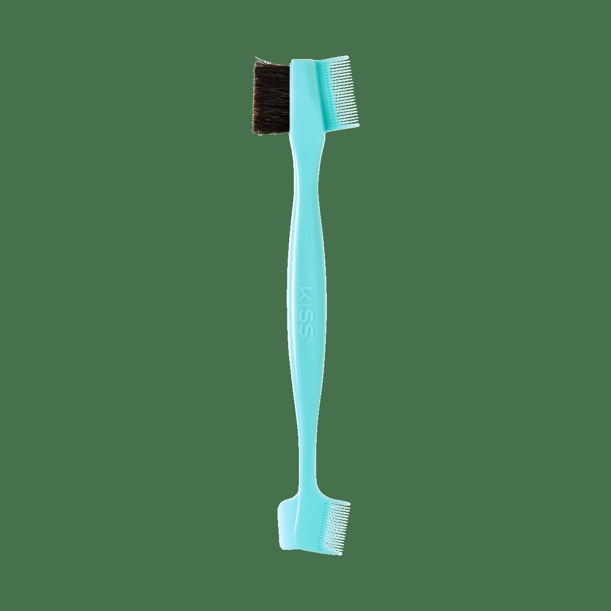 Kiss Colors & Care 4-in-1 Edge Boar Bristle Brush | Edge Styling Brush, Baby Hair Brush, Edge Control Brush, Parting Comb