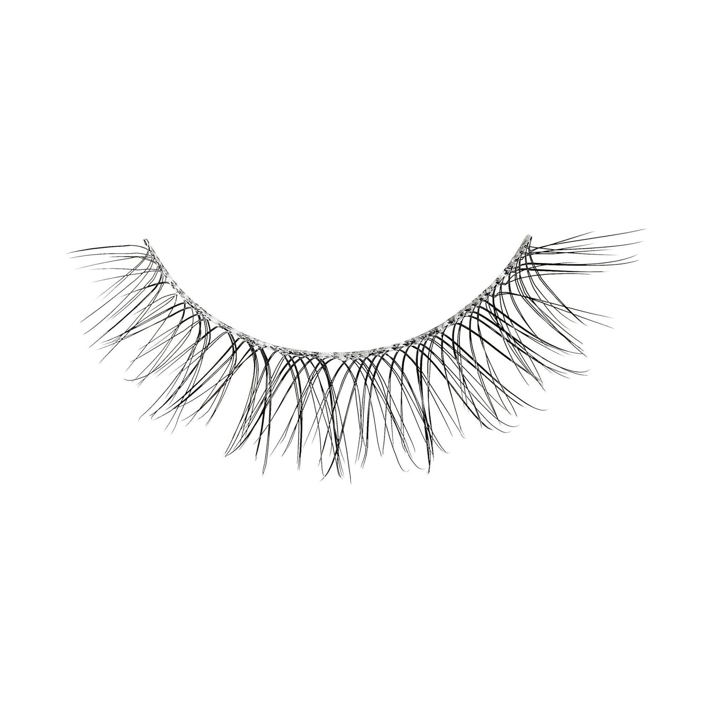 Kiss The New Natural Full Strip False Eyelashes - Silver Ring | 1 Pair, Strip Lashes, 12mm