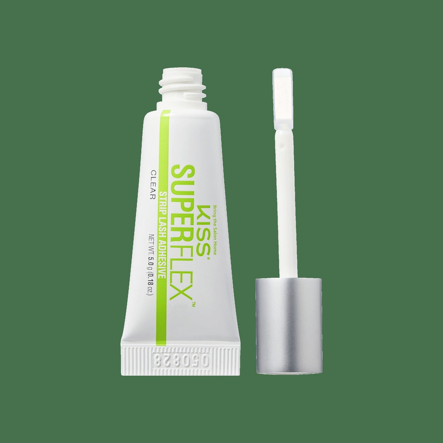 Kiss SuperFlex Latex Strip Lash Adhesive - Clear | False Eyelash Glue, Strip Lash Adhesive, Brush on Applicator