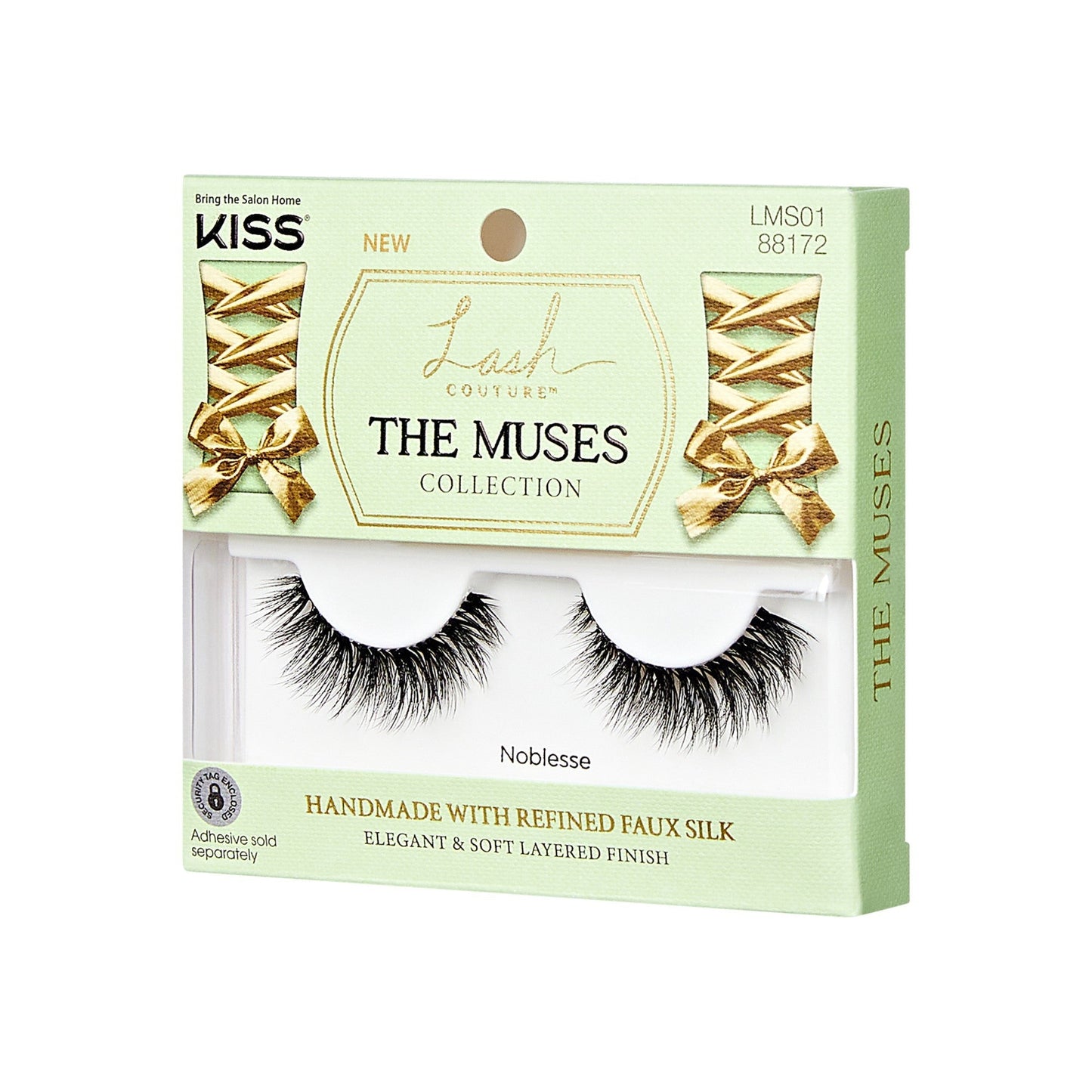 Kiss Lash Couture The Muses Collection False Eyelashes - Noblesse | 1 Pair, Strip Lashes, 12mm