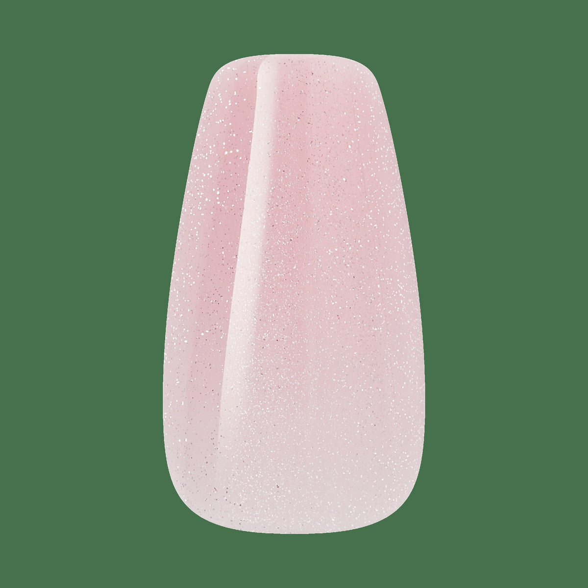 Kiss Nail Drip Press On Fake Glue Nails - Harmonious | 3D & Jewel Design, Pink, Medium, Coffin