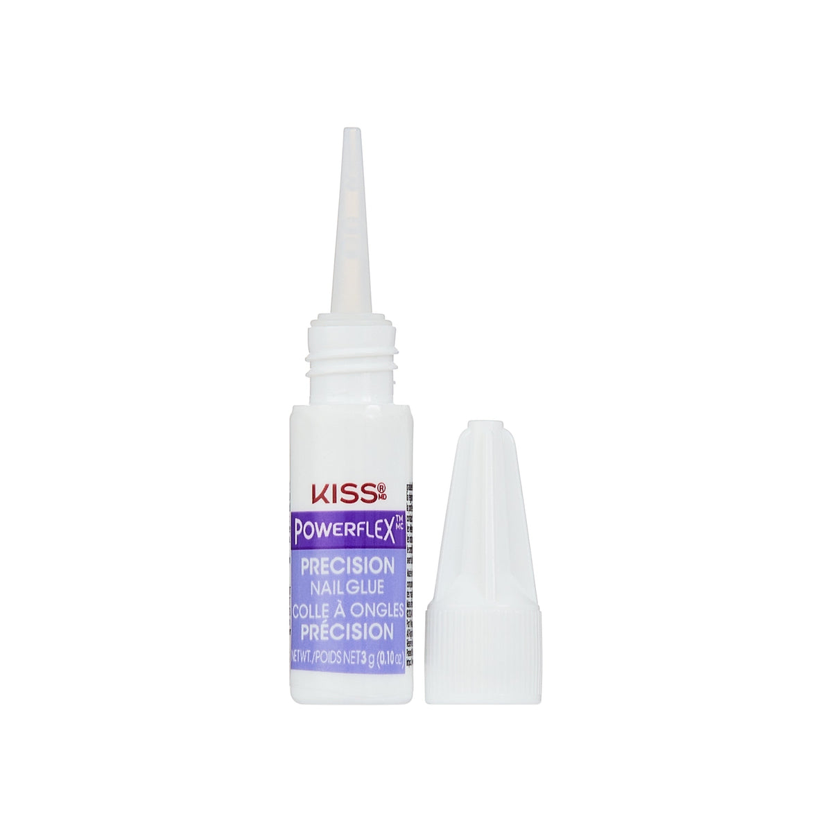 Kiss Press On Glue Nail Tool Bundle - PowerFlex Precision Nail Glue + Glue OFF Remover