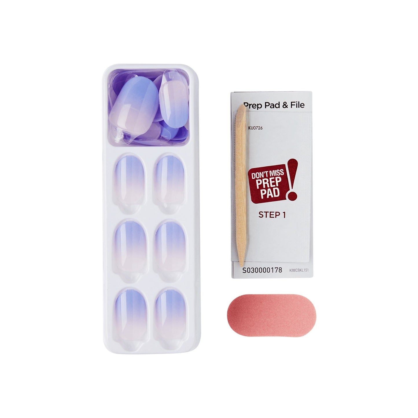Impress Color No Glue Fake Press On Nails - Friendzone | Design, Purple, Short, Oval, Manicure