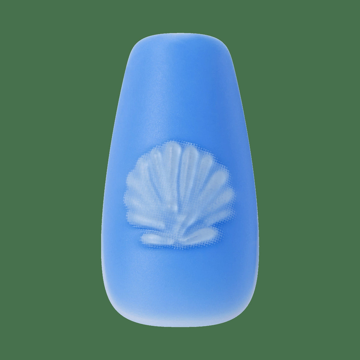 Kiss Glam Jeweled Press On Fake Glue Nails - Sunseeker | 3D & Jewel Design, Blue, Medium, Coffin