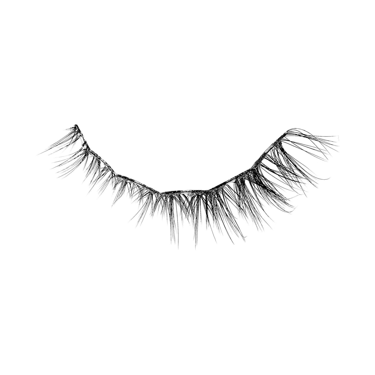 Impress Falsies Long Lasting Pre-Glued False Eyelashes Starter Kit - Demi Wispy | 24 Lash Clusters, With Applicator, Up To 5 Day Wear, 5mm-14mm