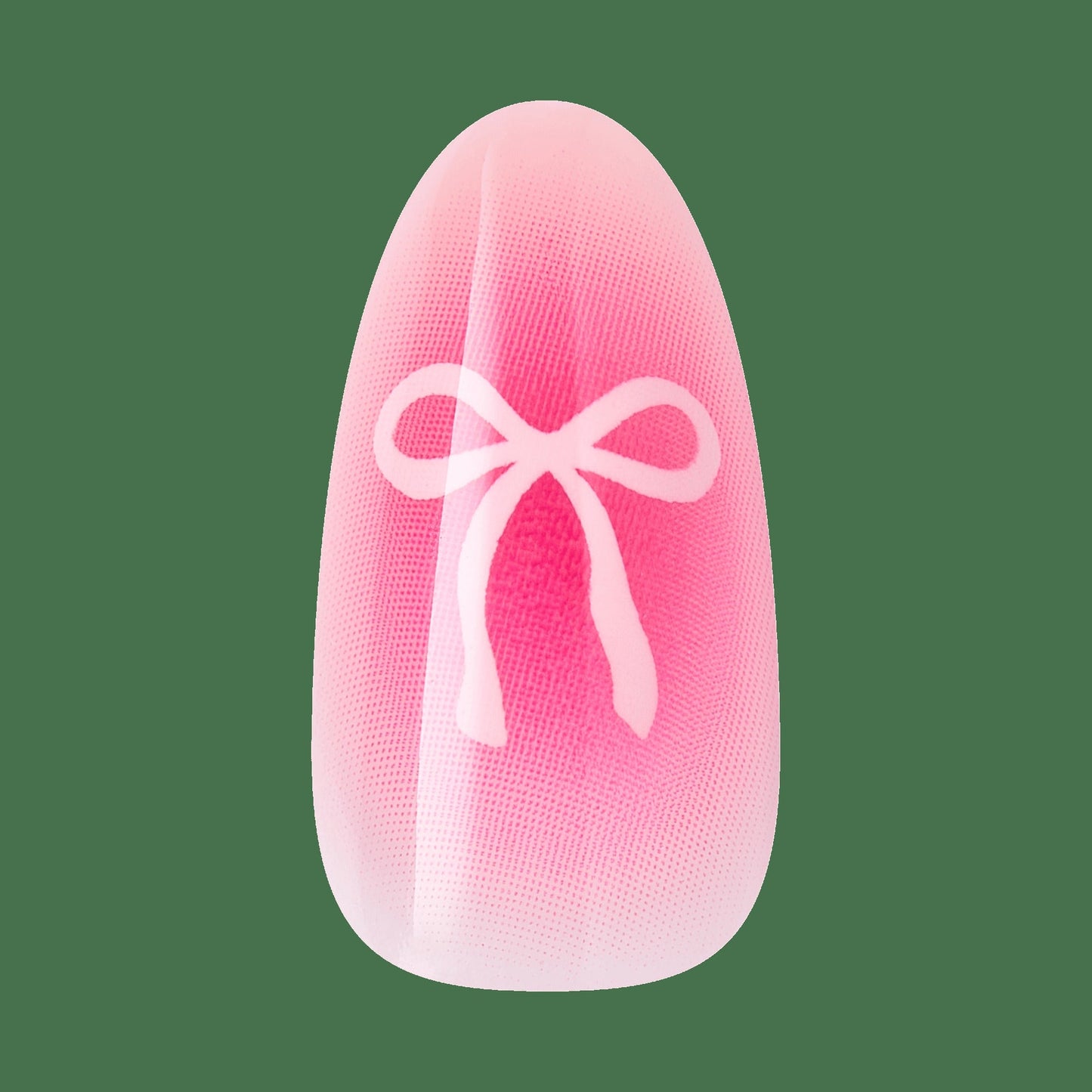 Kiss Core Design Press On Fake Glue Nails - My Time | Design, Pink, Medium, Almond