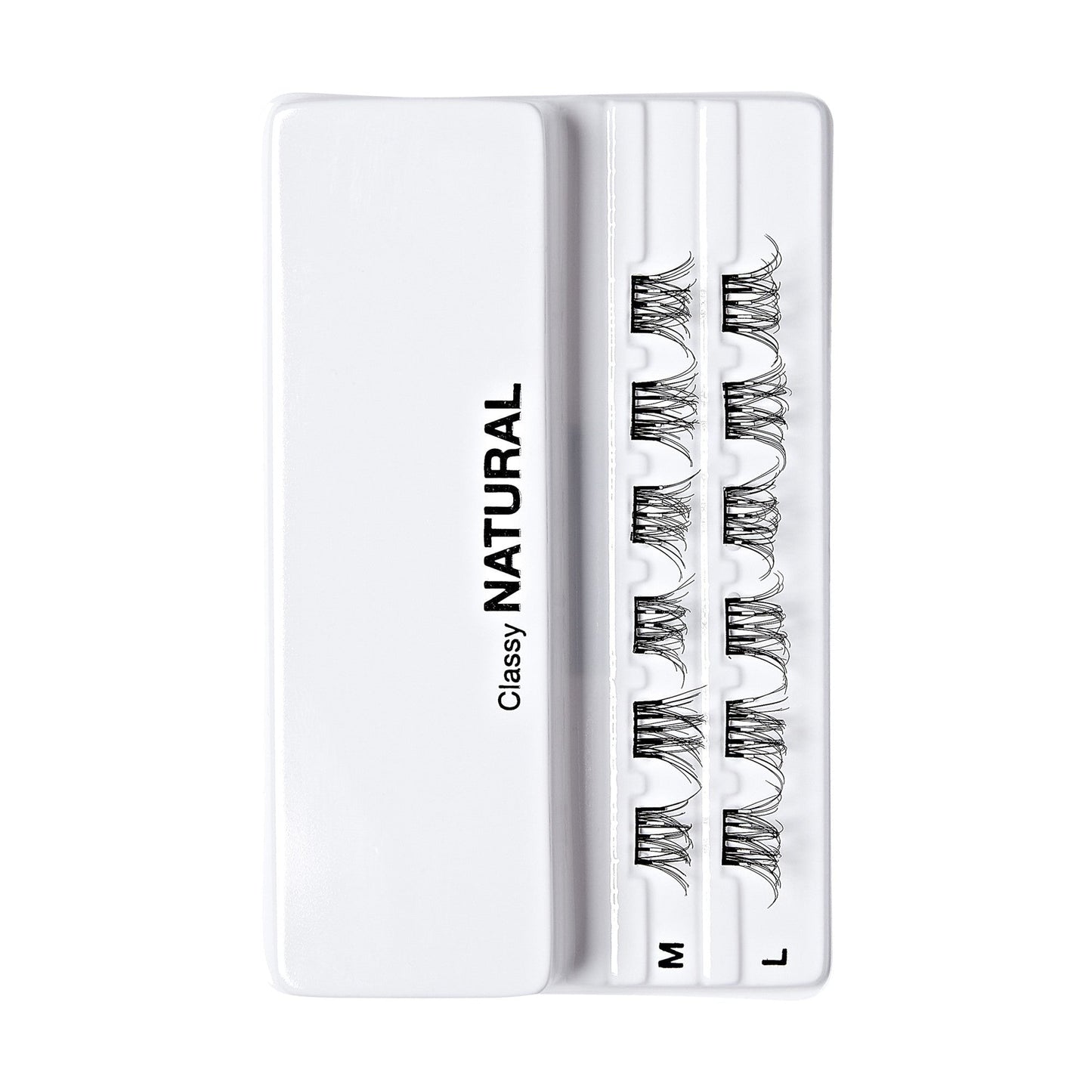 Impress Falsies Pre-Glued False Eyelashes Minipack - Classy | 12 Lash Clusters, 10mm-12mm