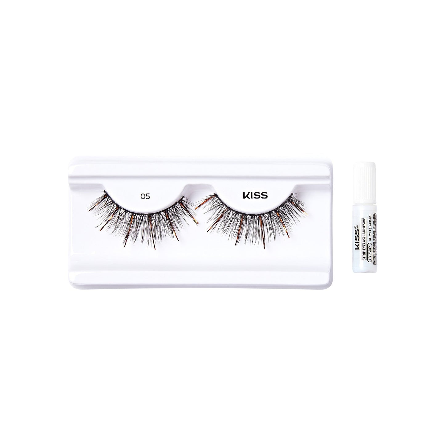 Kiss Halloween 'Full Moon Fantasy' False Eyelashes, Decorated - Phantom Flutter | 1 Pair, Strip Lashes, 12mm-14mm
