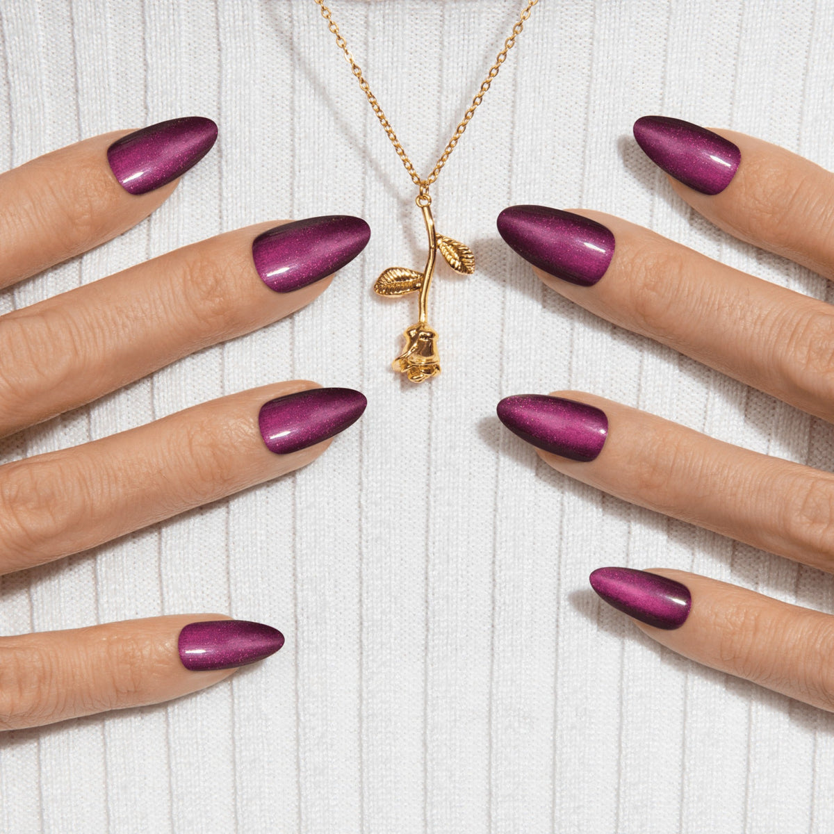 Kiss Gel Fantasy Magnetic Press On Glue Nails - Stream