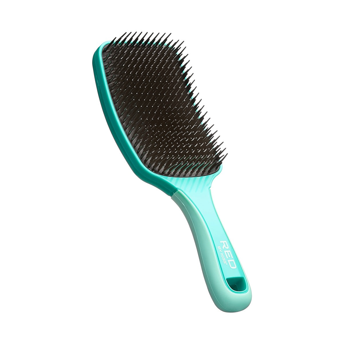 Kiss Colors & Care Two-Tiered Wide-Paddle Wet/Dry Detangling Brush | Curl Brush