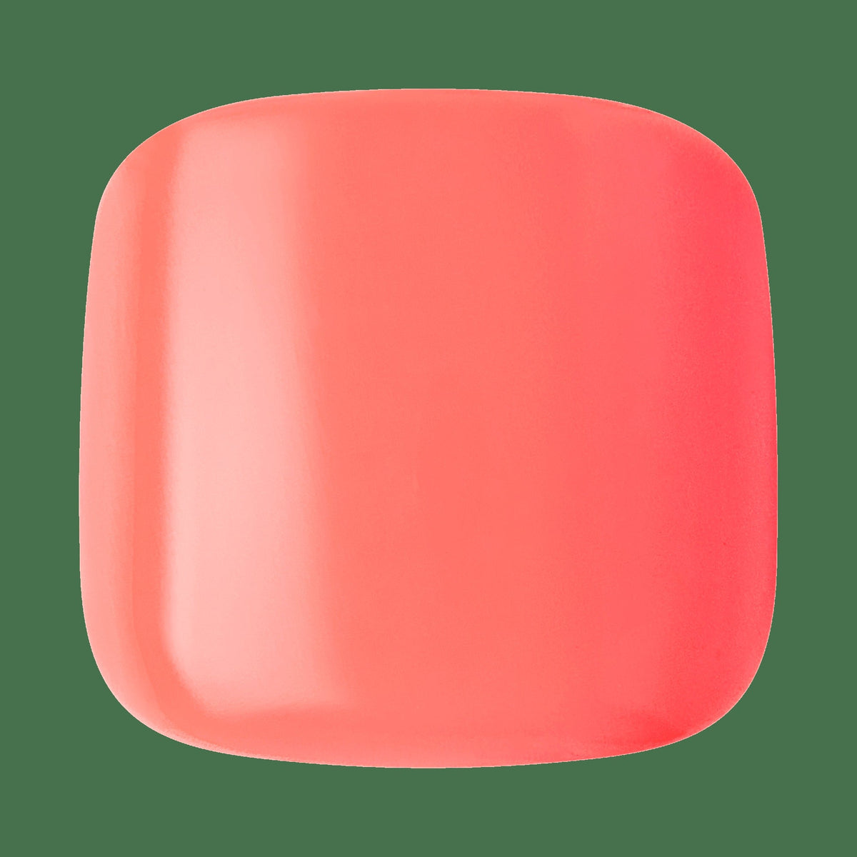 Impress Color No Glue Fake Press On Toenails - Pure Mood | Solid, Orange, Short, Squoval, Pedicure