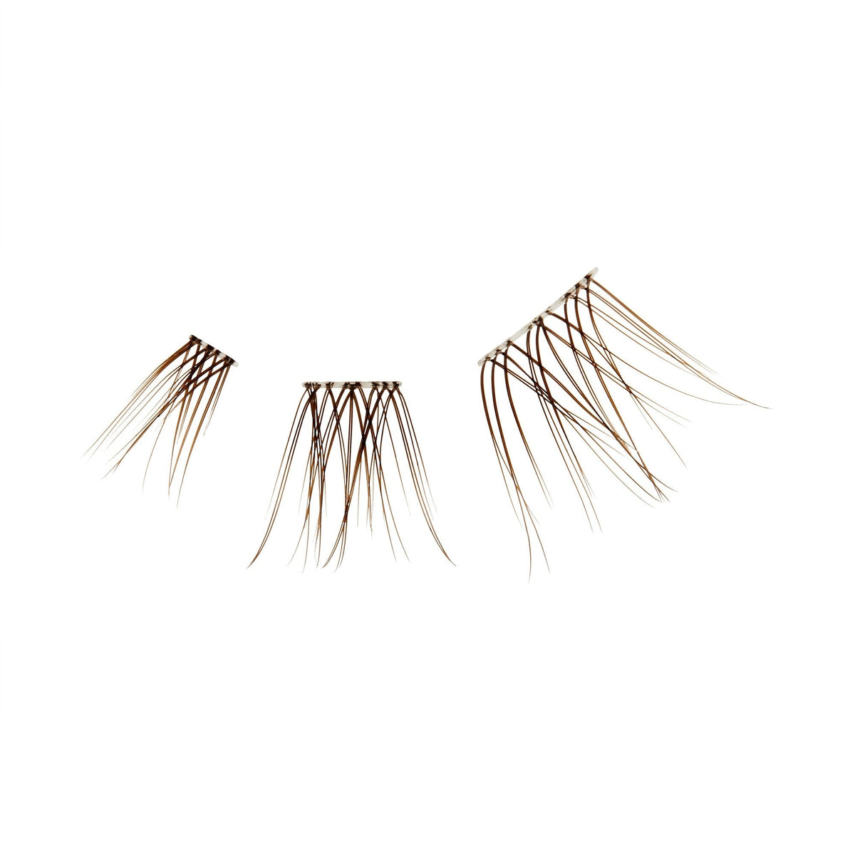 Falscara Studio Lash Extension Kit - Dark Chocolate Volume | DIY False Lash Extensions, Full Glam, Cluster Lash, Wispy Lashes, 54 Wisps, 10mm-14mm