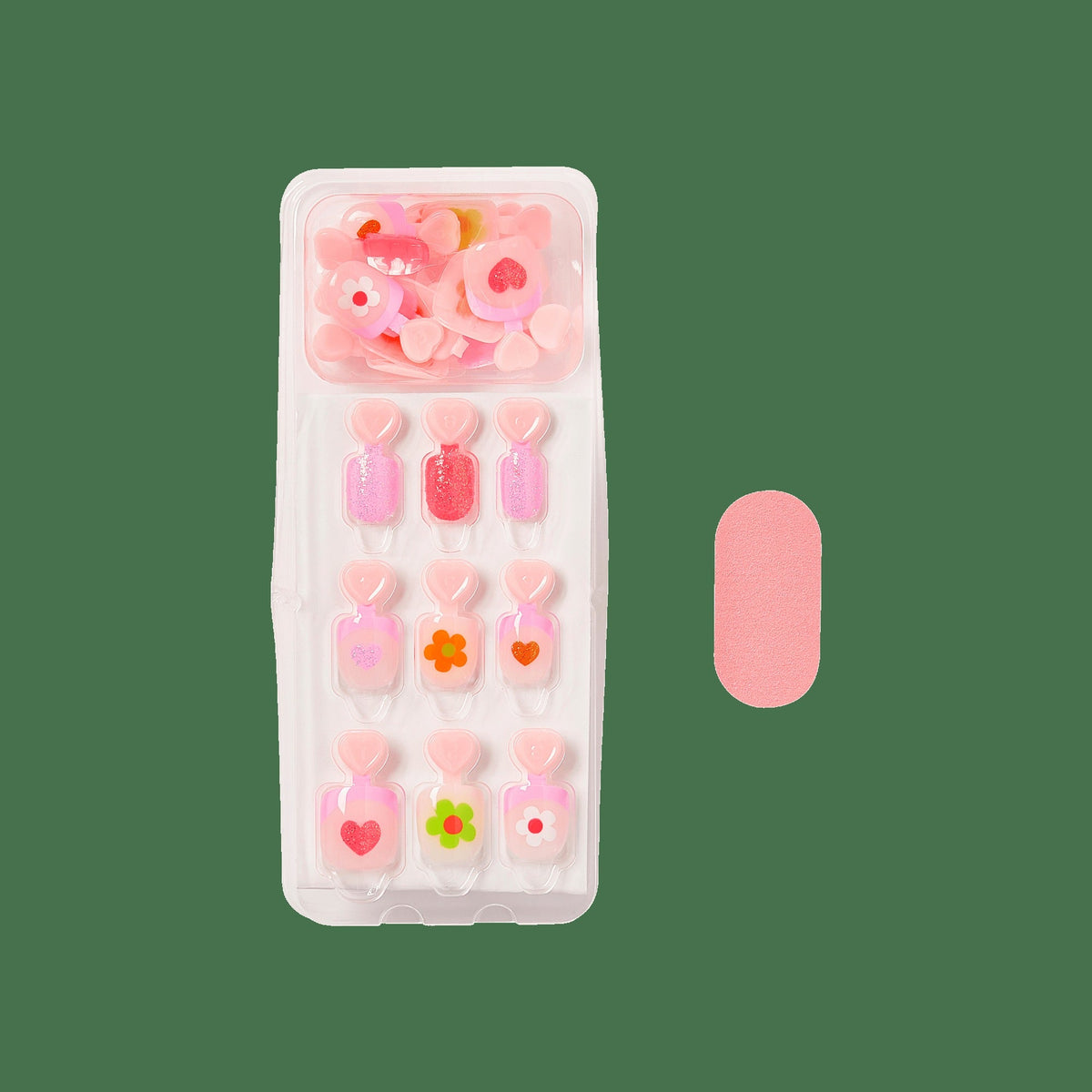 Impress Kids No Glue Fake Press On Nails - Fairy Song | Design, Pink, Kids, Squoval, Manicure