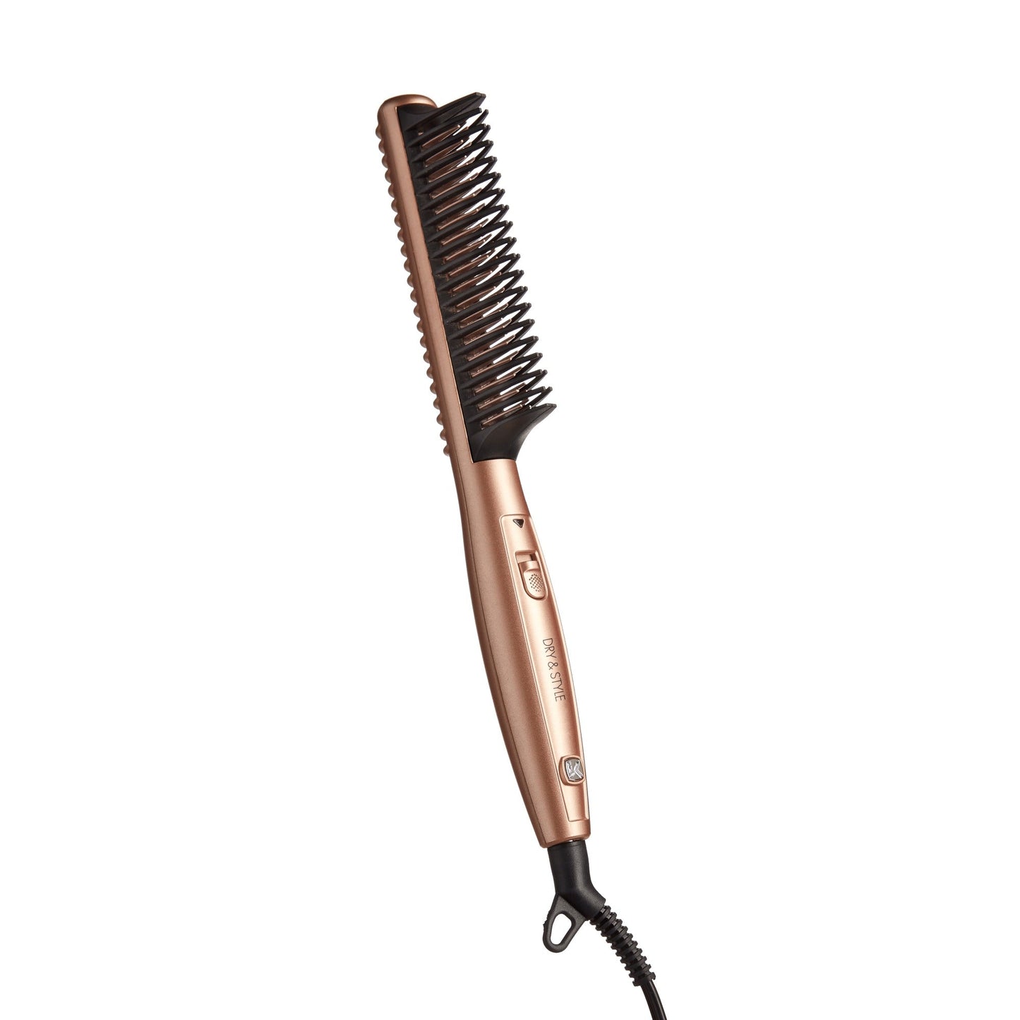 Kiss Dry & Style Tourmaline Ceramic Heat Brush | Hair Straightener, Hair Tools