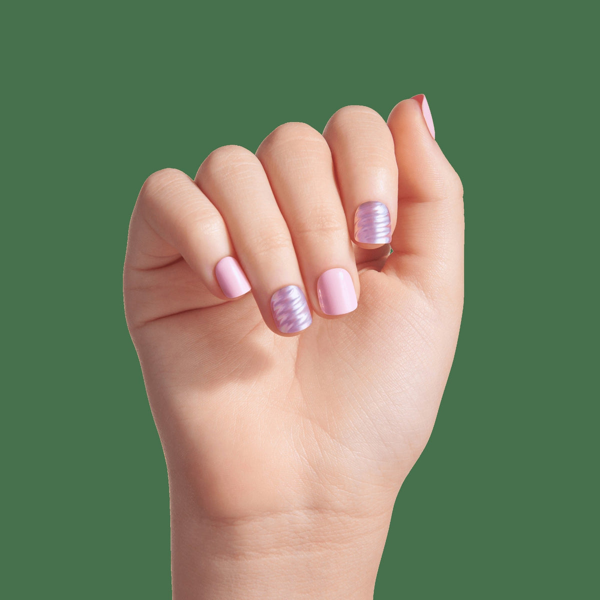 Impress Mini Nail Artist Kit No Glue Fake Press On Nails - Unicorn Dream | Design, Multicolor, Kids, Squoval, Manicure