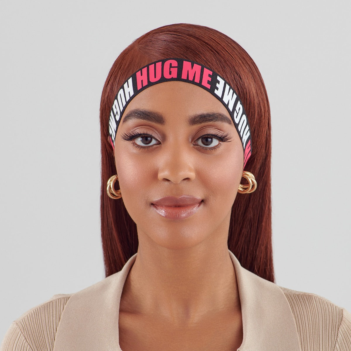 Kiss Colors & Care Perfect Melt Elastic Band - Hug Me, 1 1/8" | Wig Grip Band, Hair Accessories