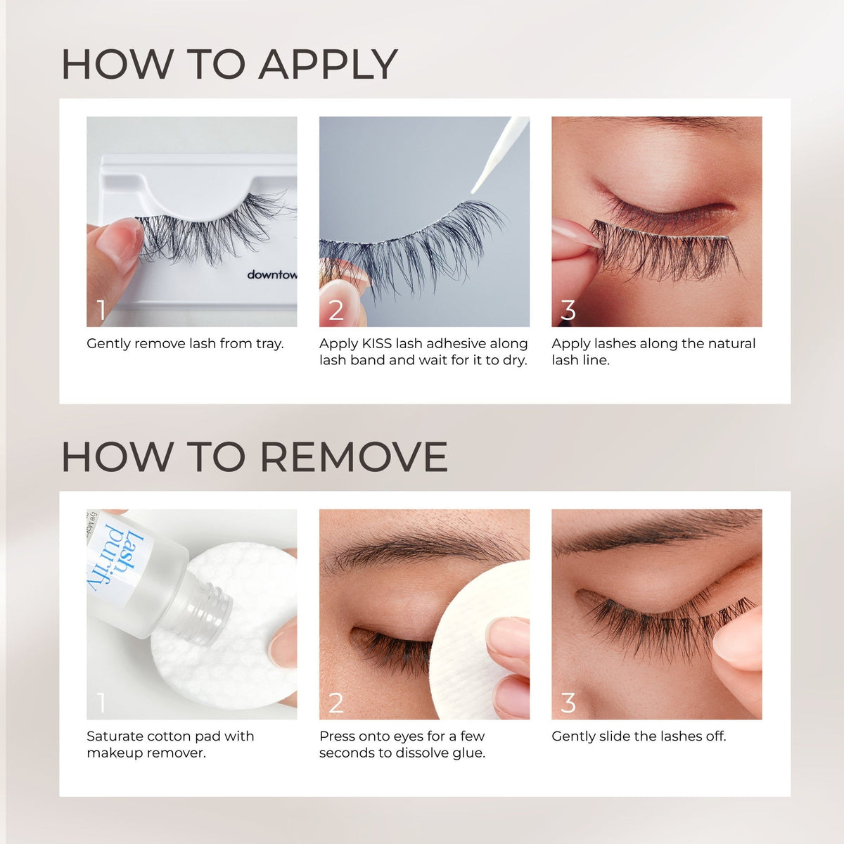 Kiss My Lash But Better False Eyelashes 4-Pair Multipack - Still Touch | 4 Pairs, Strip Lashes, 7mm-15mm