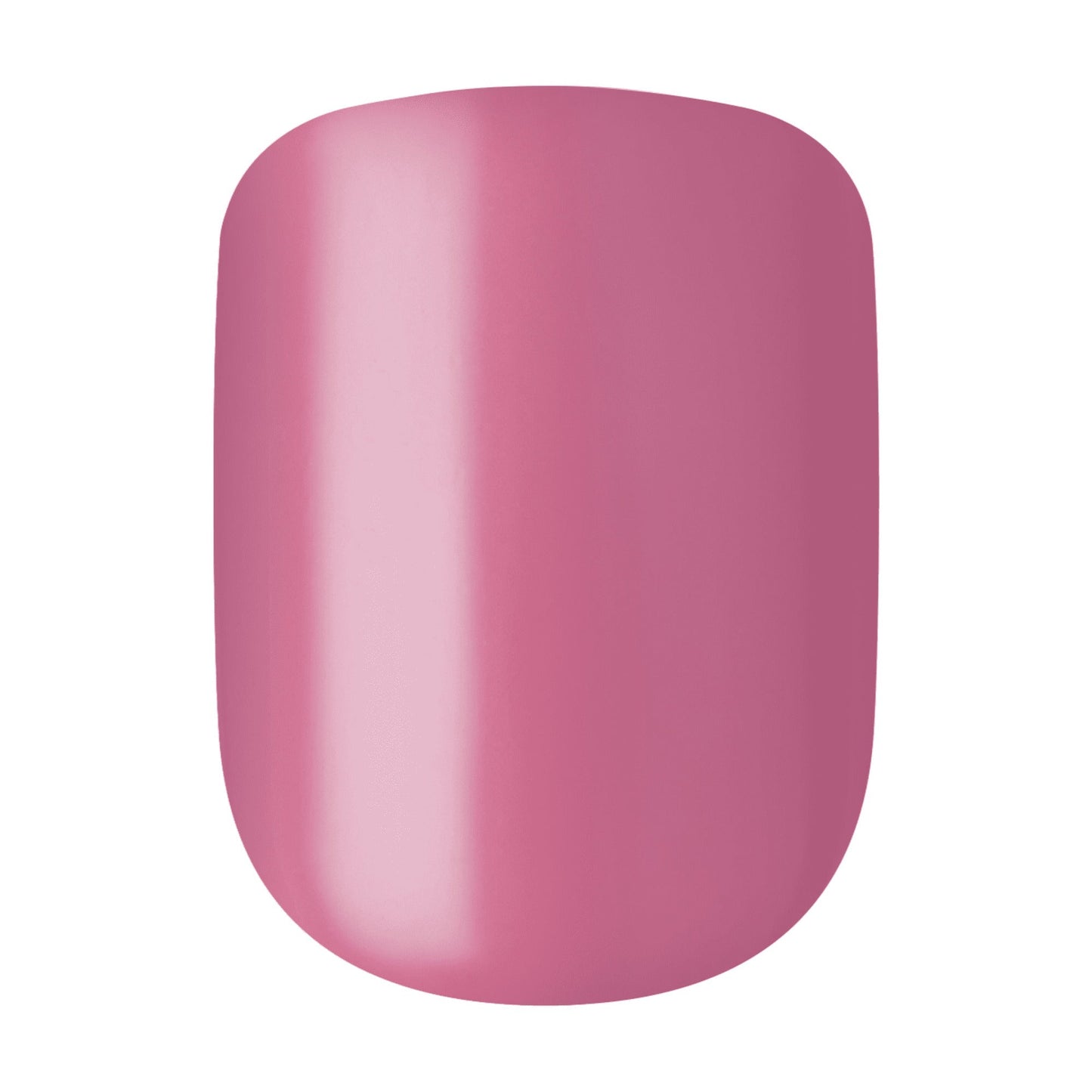 Impress Color No Glue Fake Press On Nails - Petal Pink | Solid, Pink, Short, Squoval, Manicure