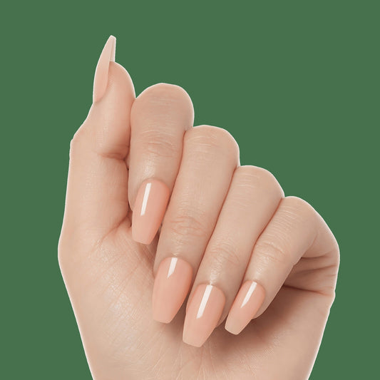 Kiss Salon X-tend Color Press On Soft Gel Nails - Limousine | Solid, Neutral, Medium, Coffin