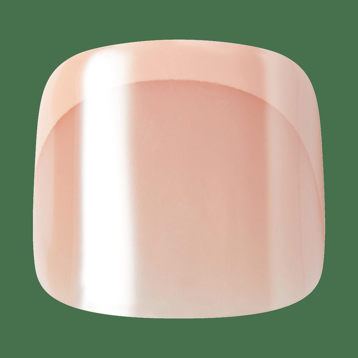Kiss Core Design Press On Fake Glue Toenails - Next Step Glam | French, Pink, Short, Squoval, Pedicure