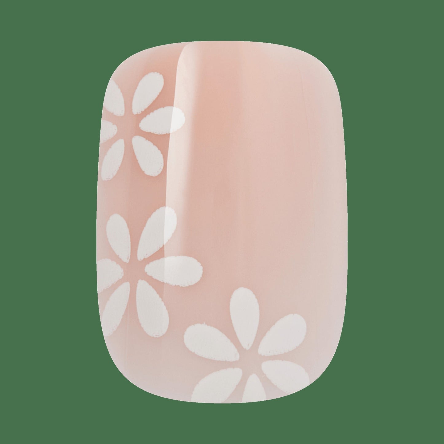 Kiss Core Design Press On Fake Glue Nails - Happy Days | Design, Beige, Short, Squoval