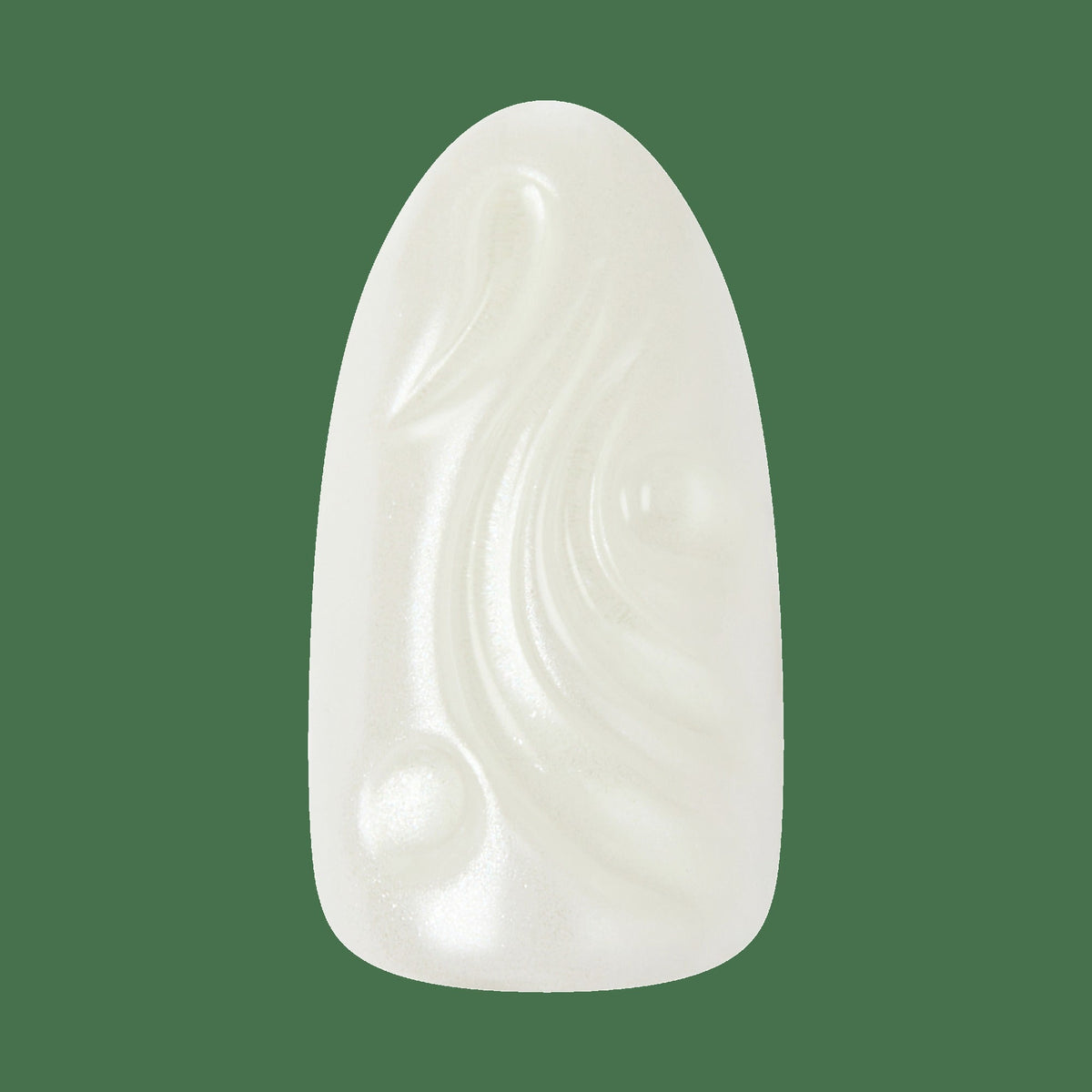 Impress Design No Glue Fake Press On Nails - Bloom | French Design, White, Medium, Almond, Manicure